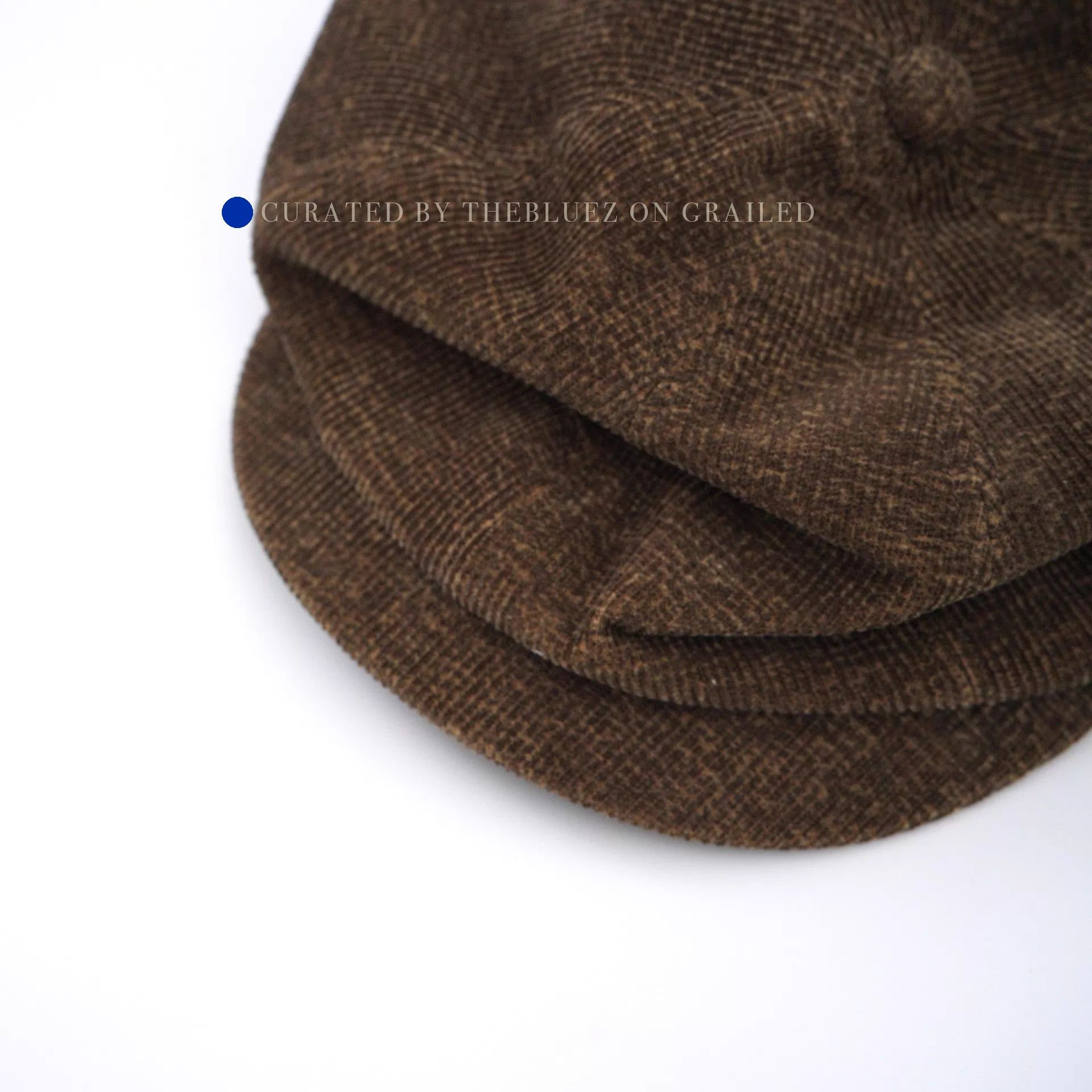Taiga Takahashi Stylish Brown Newsboy Cap Size ONE SIZE - 2 Thumbnail