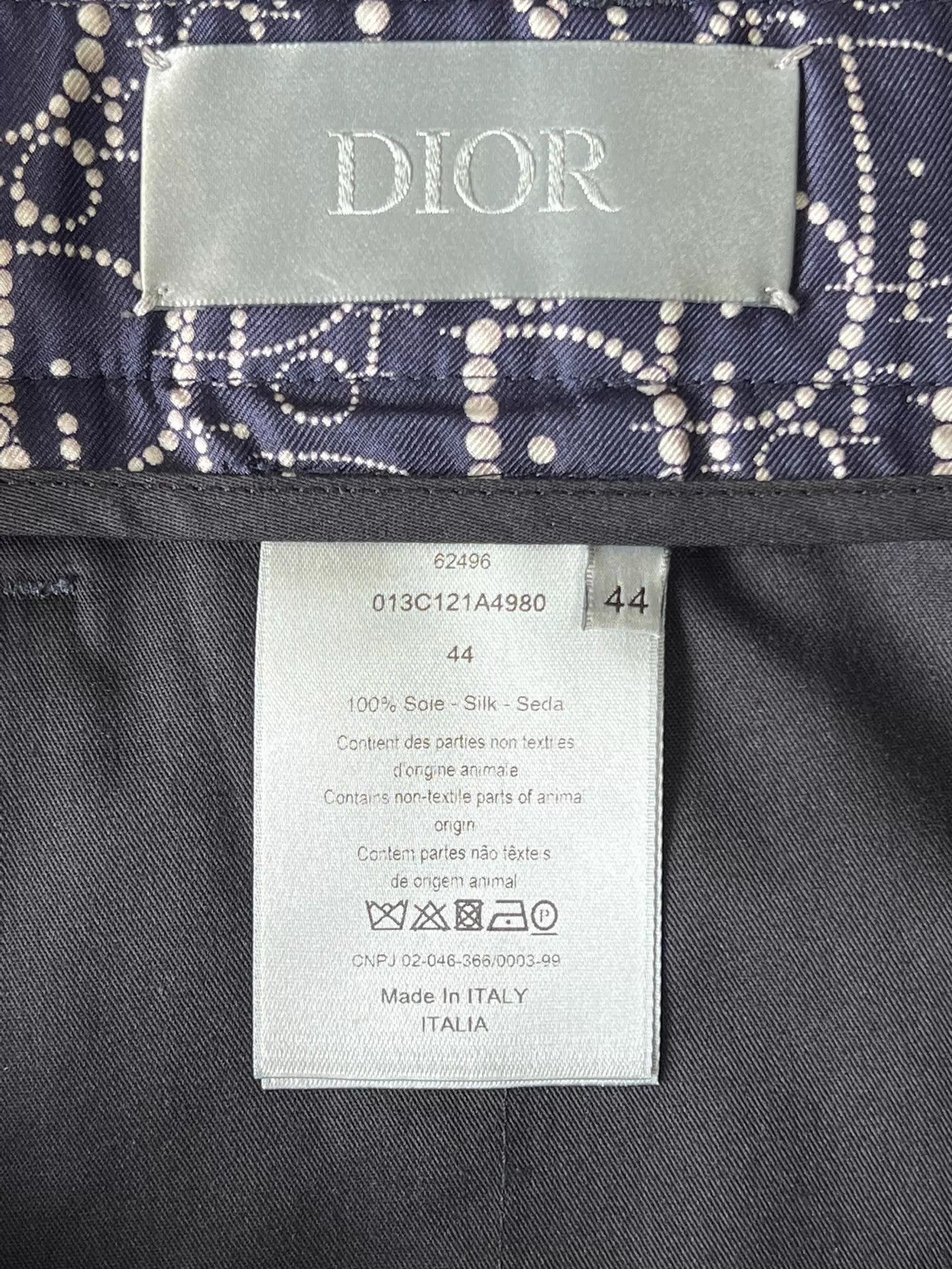 Dior Stylish Blue Oblique Shorts in Great Condition Size US 28 / EU 44 - 6 Thumbnail