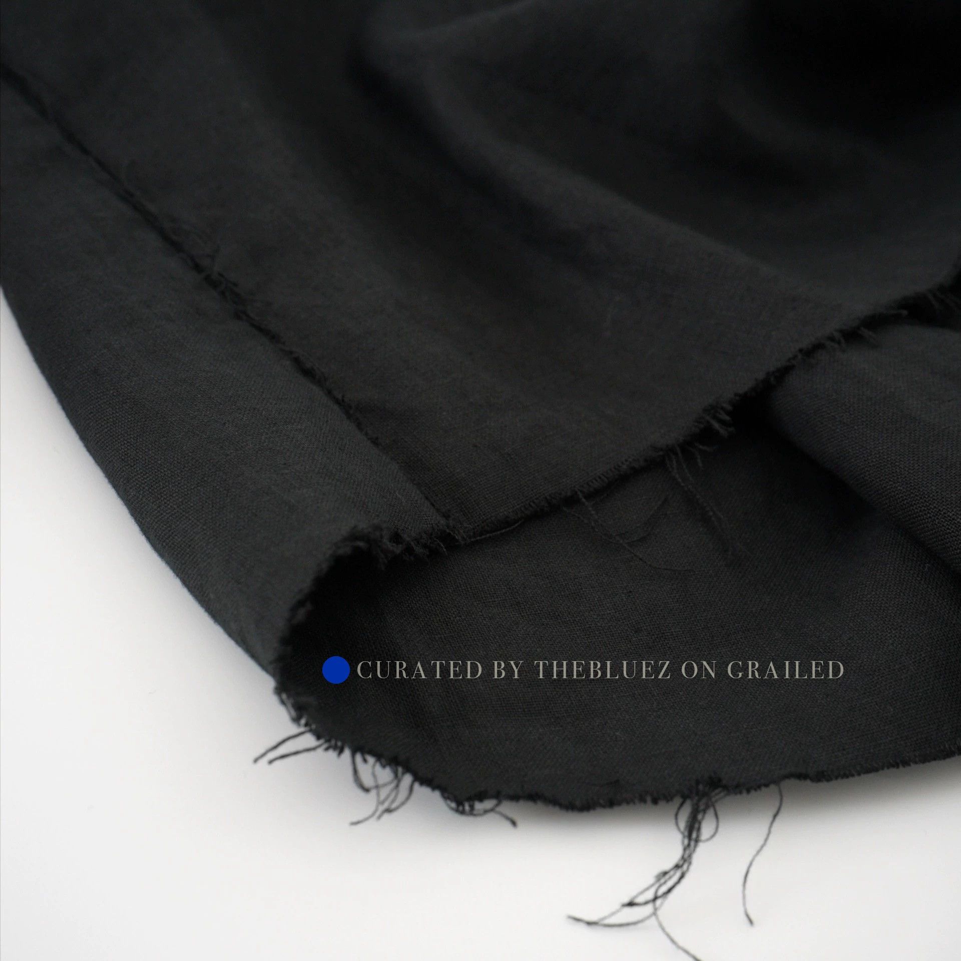 Elena Dawson Black Linen Button-Up Shirt in Size M Size US M / EU 48-50 / 2 - 6 Thumbnail