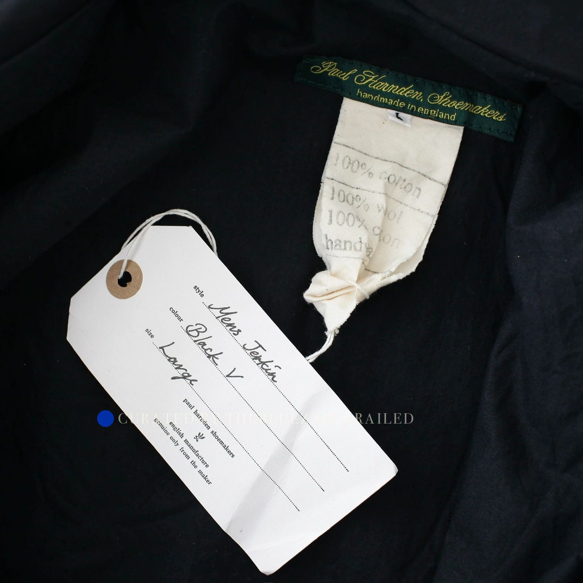 Paul Harnden Shoemakers Classic Black Jerkin in Size L - New with Tags Size US L / EU 52-54 / 3 - 2 Thumbnail