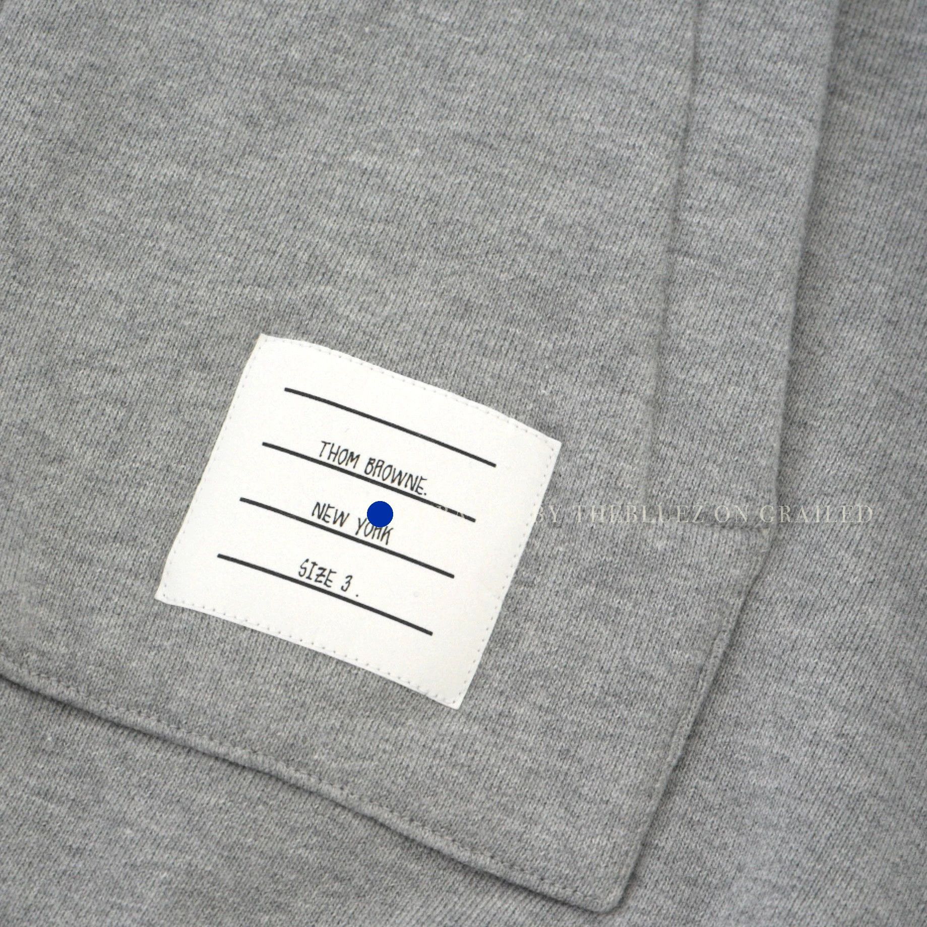 Thom Browne Gray Zip Hoodie with Unique Design Size US L / EU 52-54 / 3 - 2 Thumbnail