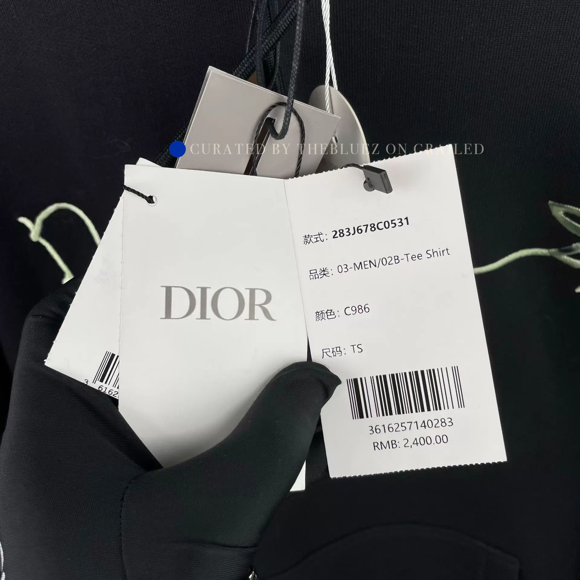 Dior Oversized Black Fleece Hoodie Size US S / EU 44-46 / 1 - 3 Thumbnail