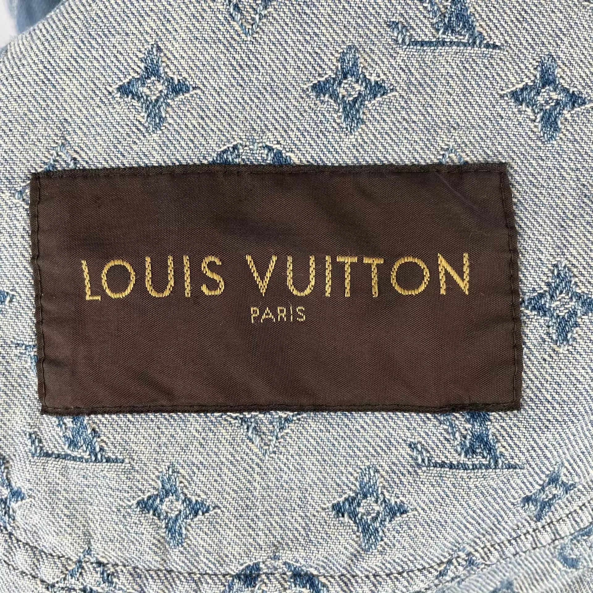 Louis Vuitton Classic Blue Denim Jacket Size US M / EU 48-50 / 2 - 4 Thumbnail