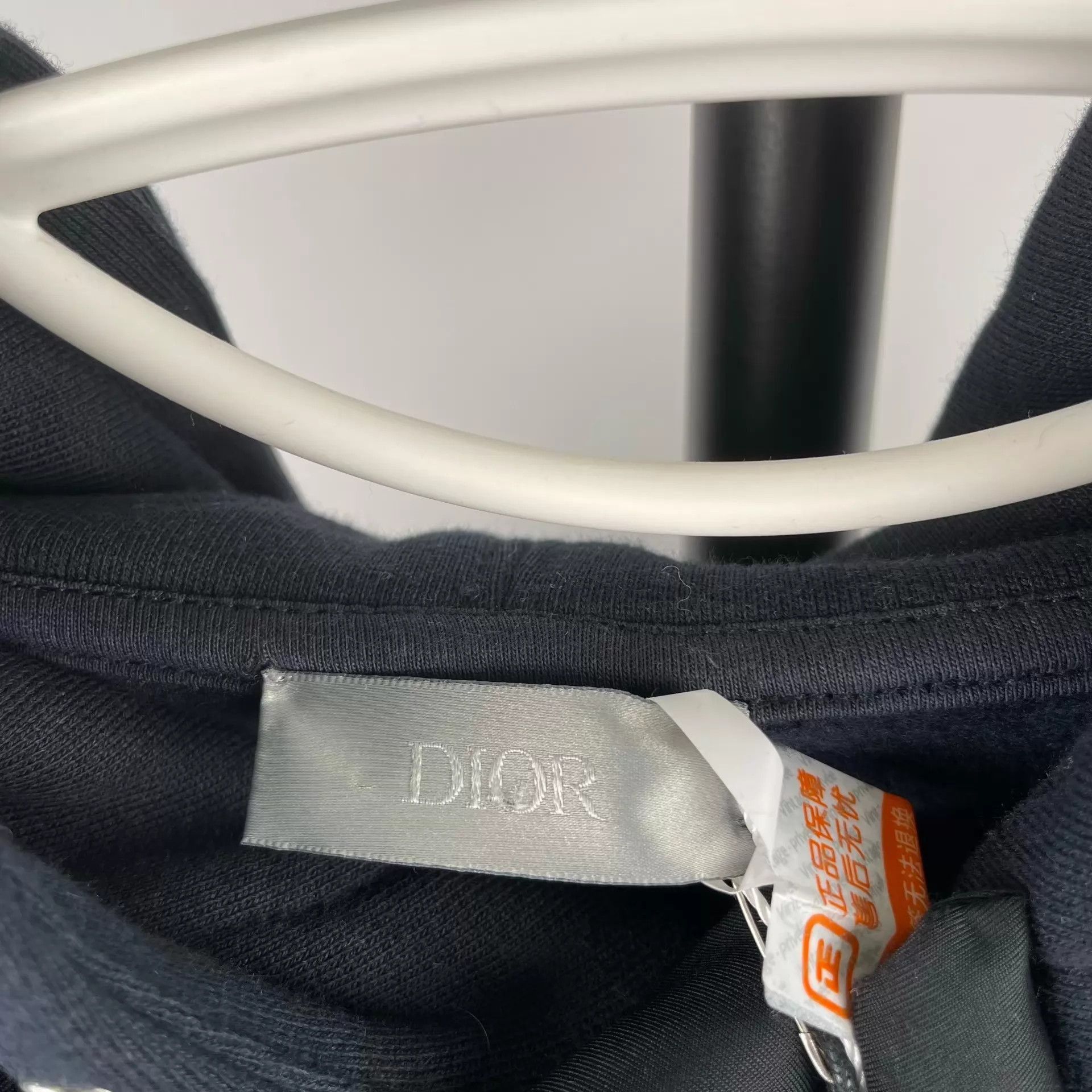 Dior Stylish Black Logo Hoodie with Tags Size US S / EU 44-46 / 1 - 7 Thumbnail