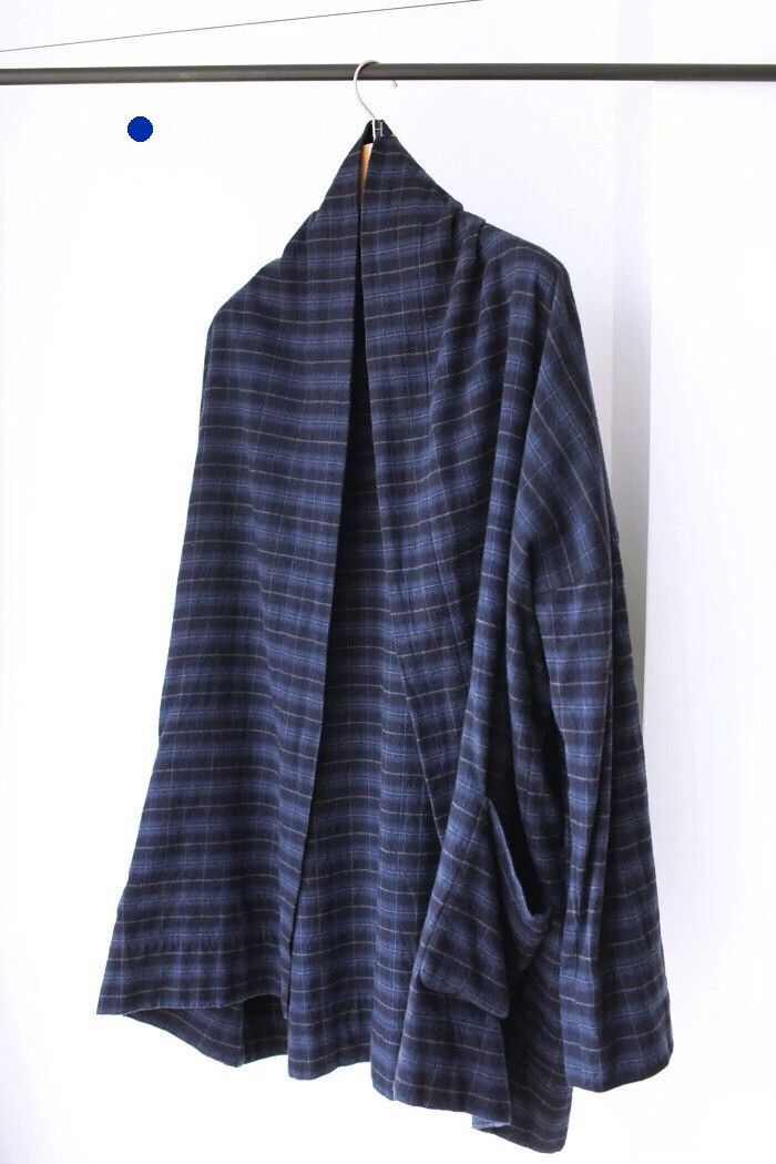Arts & Science Elegant Blue Kimono Cardigan for Men Size US M / EU 48-50 / 2 - 3 Thumbnail