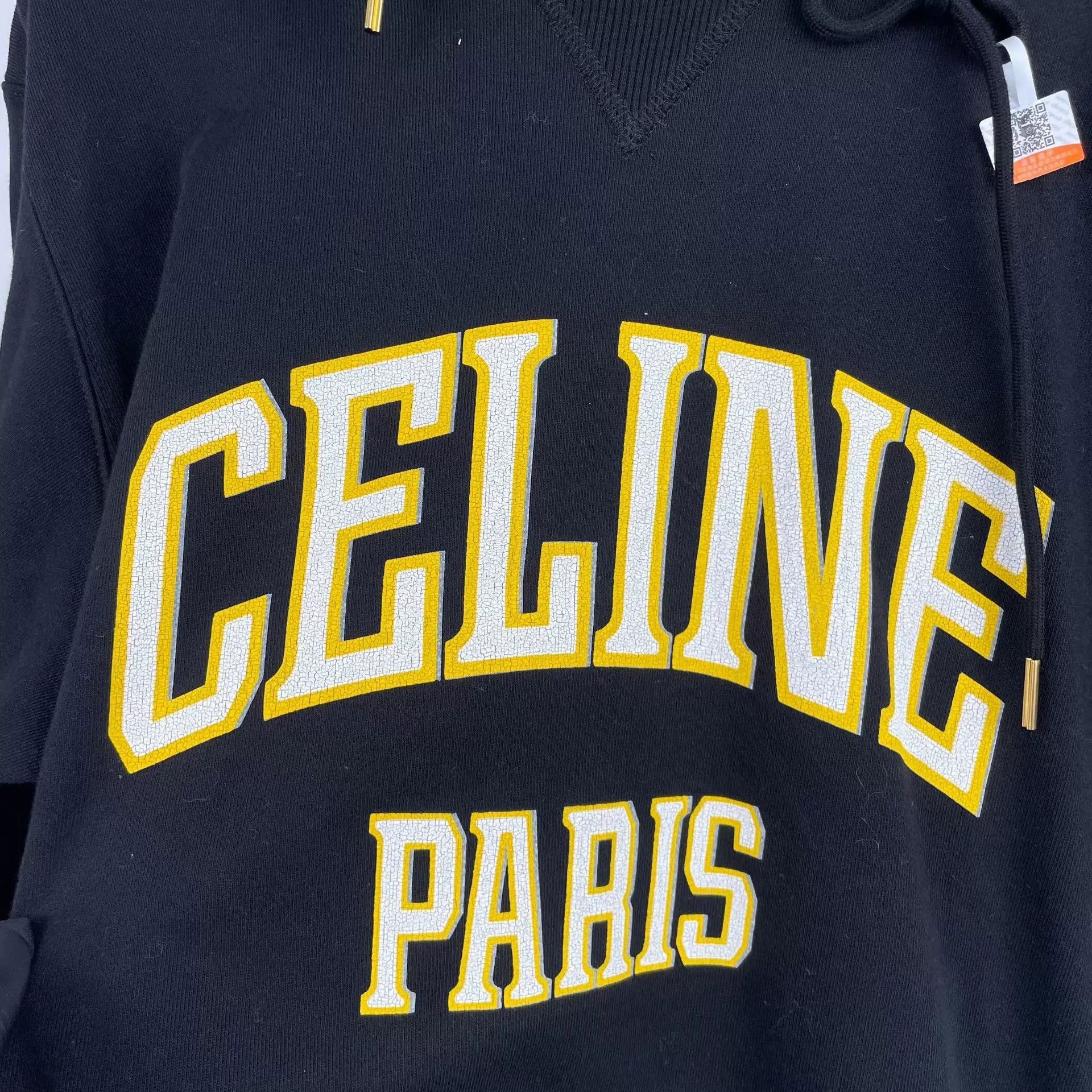 Celine Cozy Black Cotton Sweatshirt in XS Size US XS / EU 42 / 0 - 3 Thumbnail