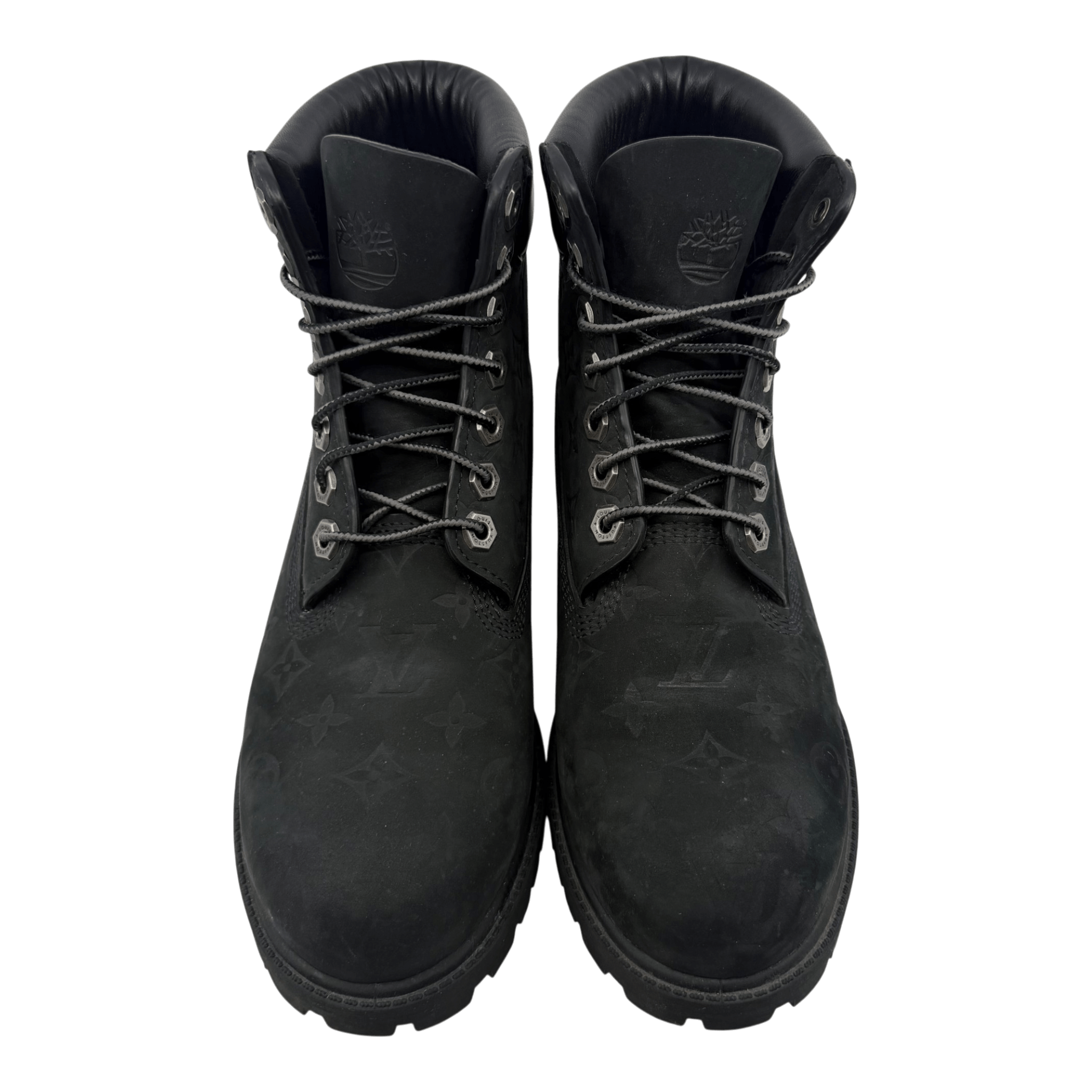 Louis Vuitton Timberland 6" Ankle Boot Black Monogram Size US 8 / EU 41 - 7 Thumbnail