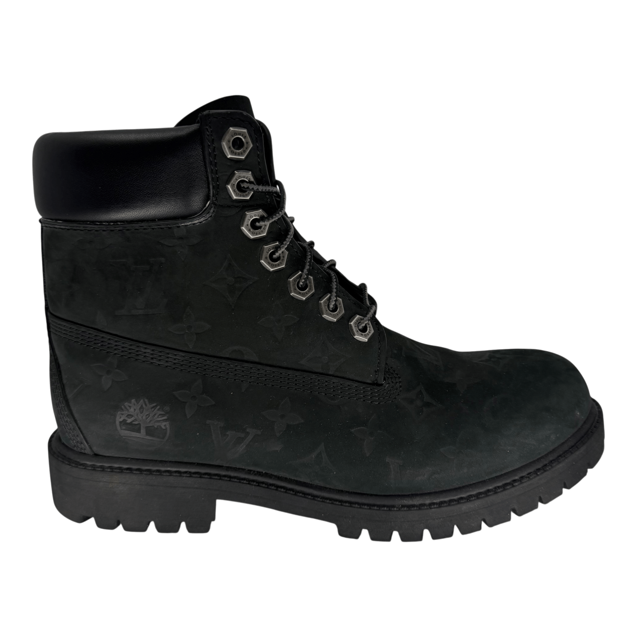 Louis Vuitton Timberland 6" Ankle Boot Black Monogram Size US 8 / EU 41 - 2 Thumbnail
