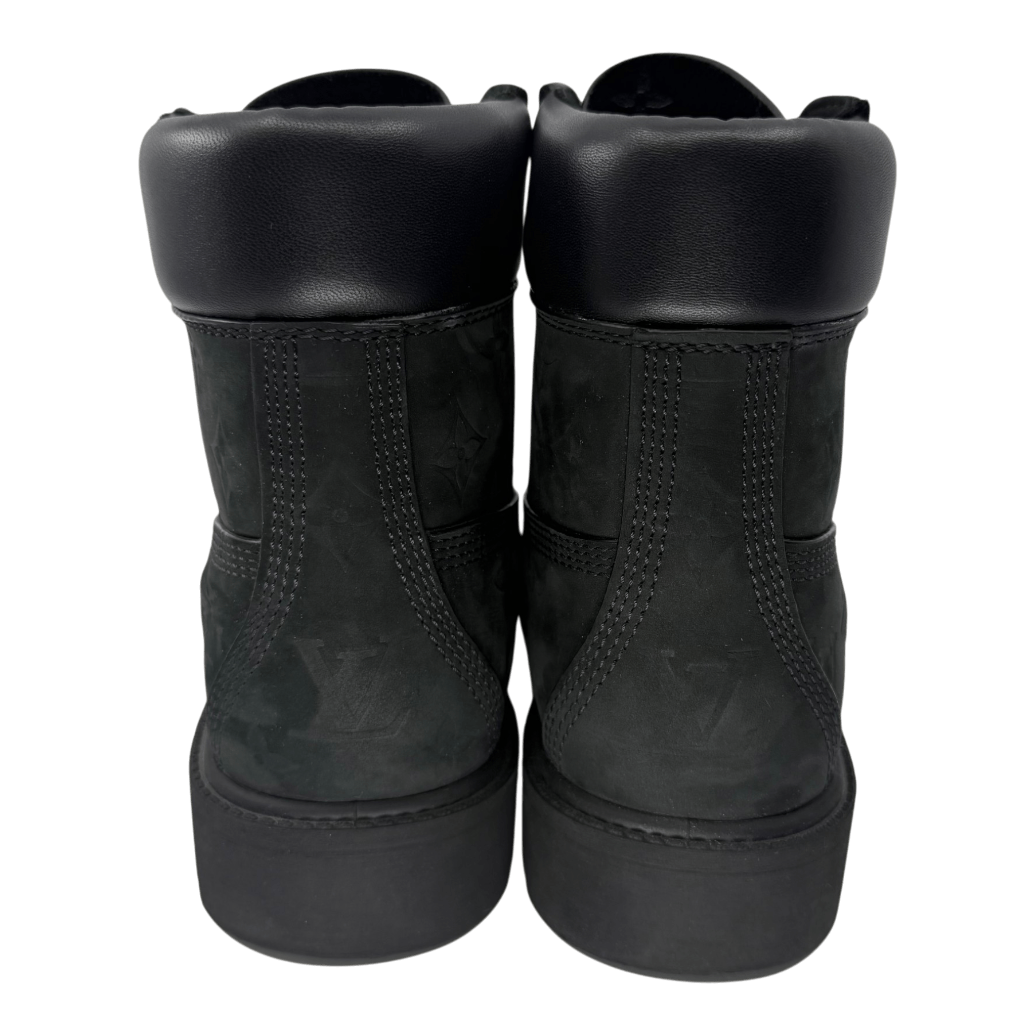 Louis Vuitton Timberland 6" Ankle Boot Black Monogram Size US 8 / EU 41 - 6 Thumbnail