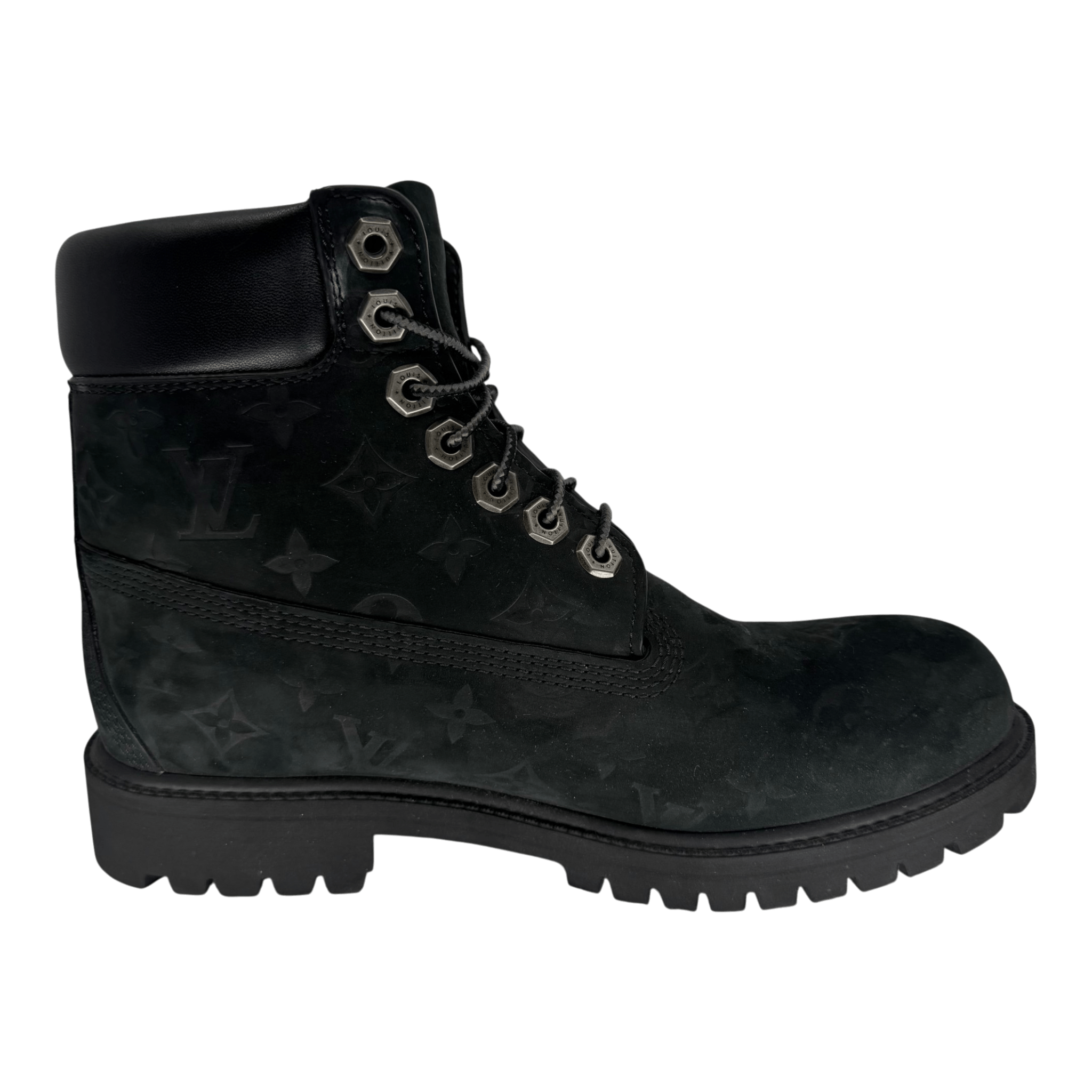 Louis Vuitton Timberland 6" Ankle Boot Black Monogram Size US 8 / EU 41 - 5 Thumbnail