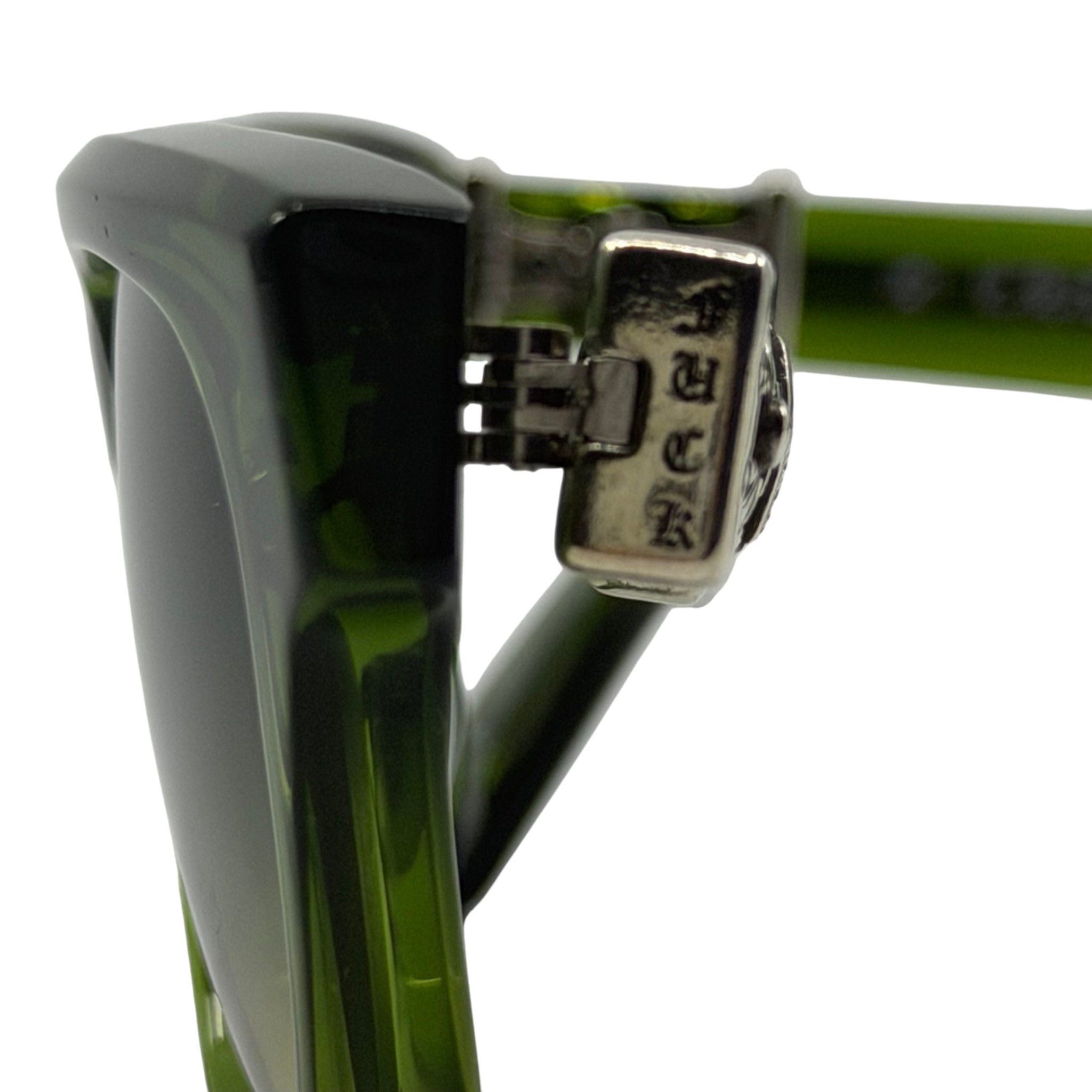 Chrome Hearts Vagillionaire Glasses Green Silver Size ONE SIZE - 9 Thumbnail