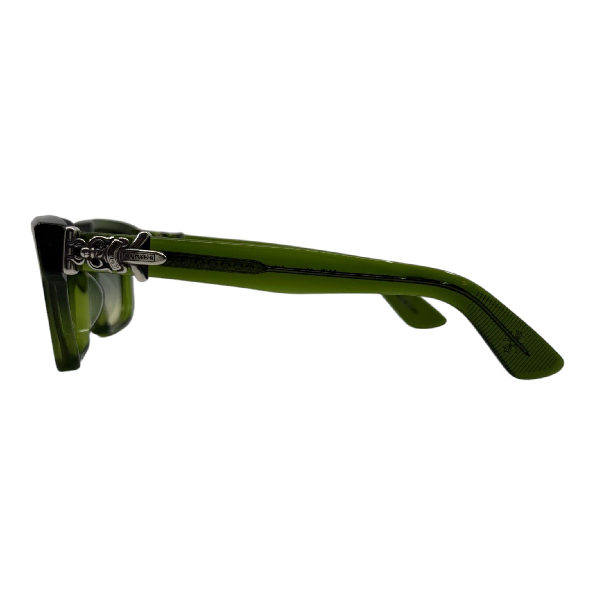 Chrome Hearts Vagillionaire Glasses Green Silver Size ONE SIZE - 2 Thumbnail