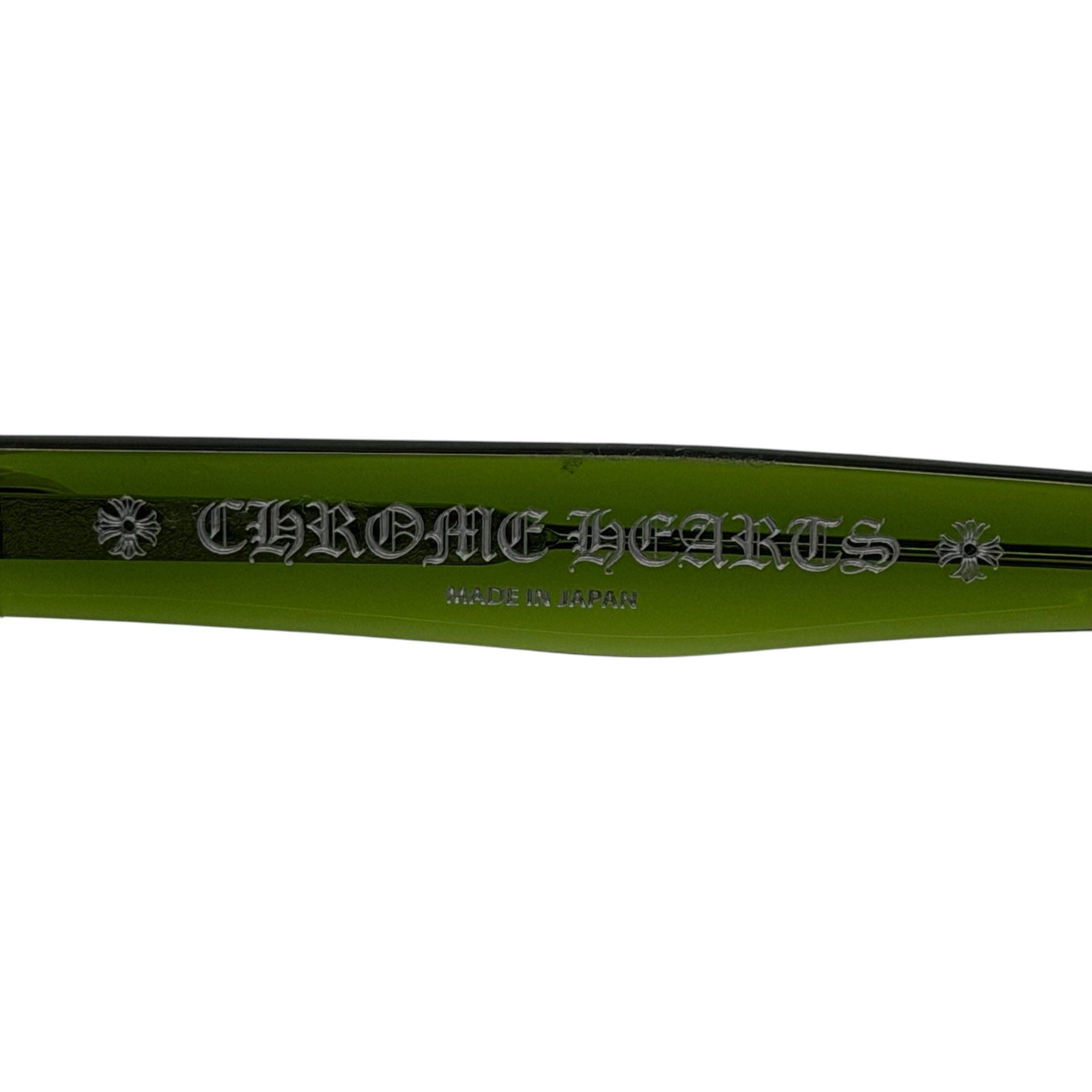 Chrome Hearts Vagillionaire Glasses Green Silver Size ONE SIZE - 5 Thumbnail
