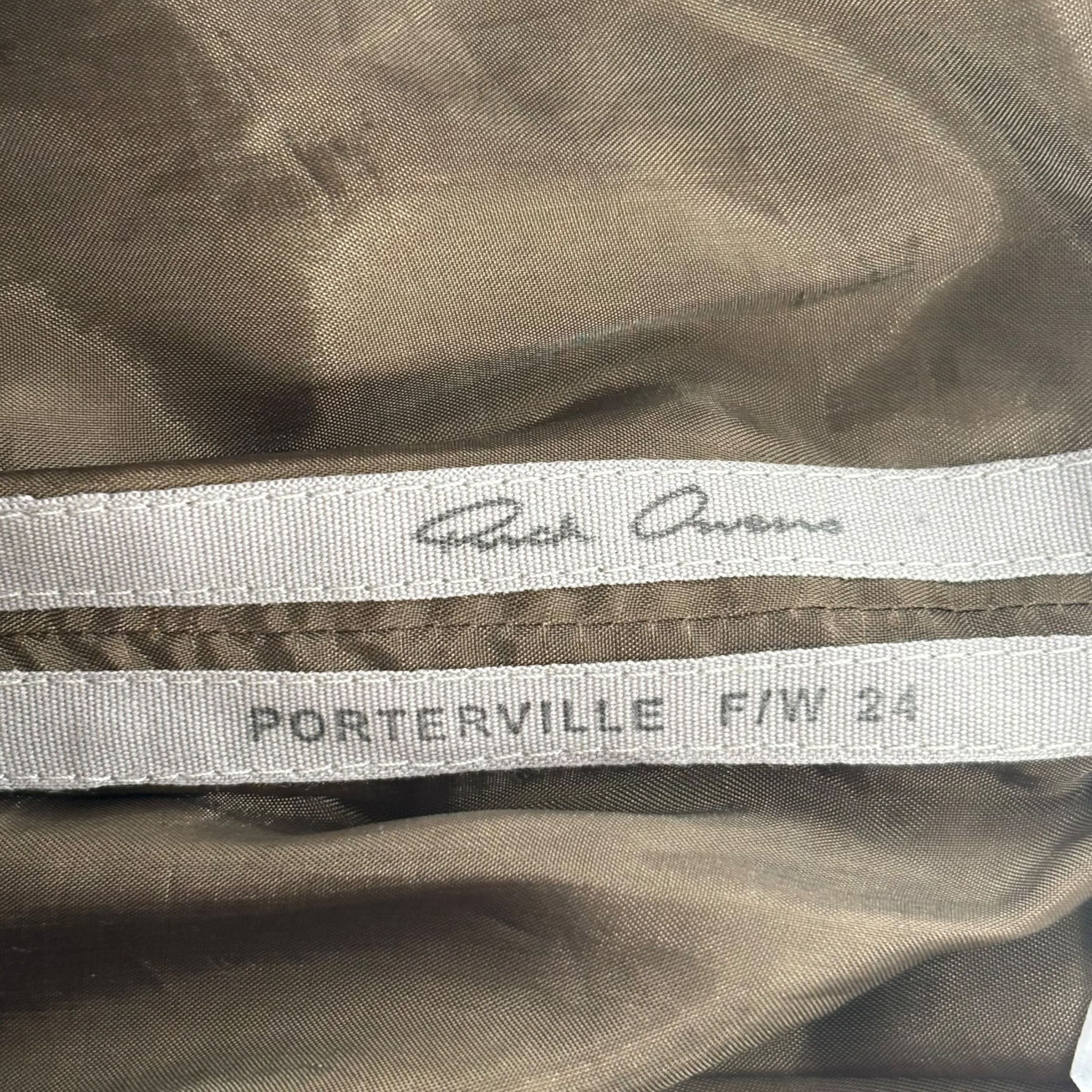Rick Owens Leather Cargo Pants "Brown" Size US 40 / EU 56 - 5 Thumbnail