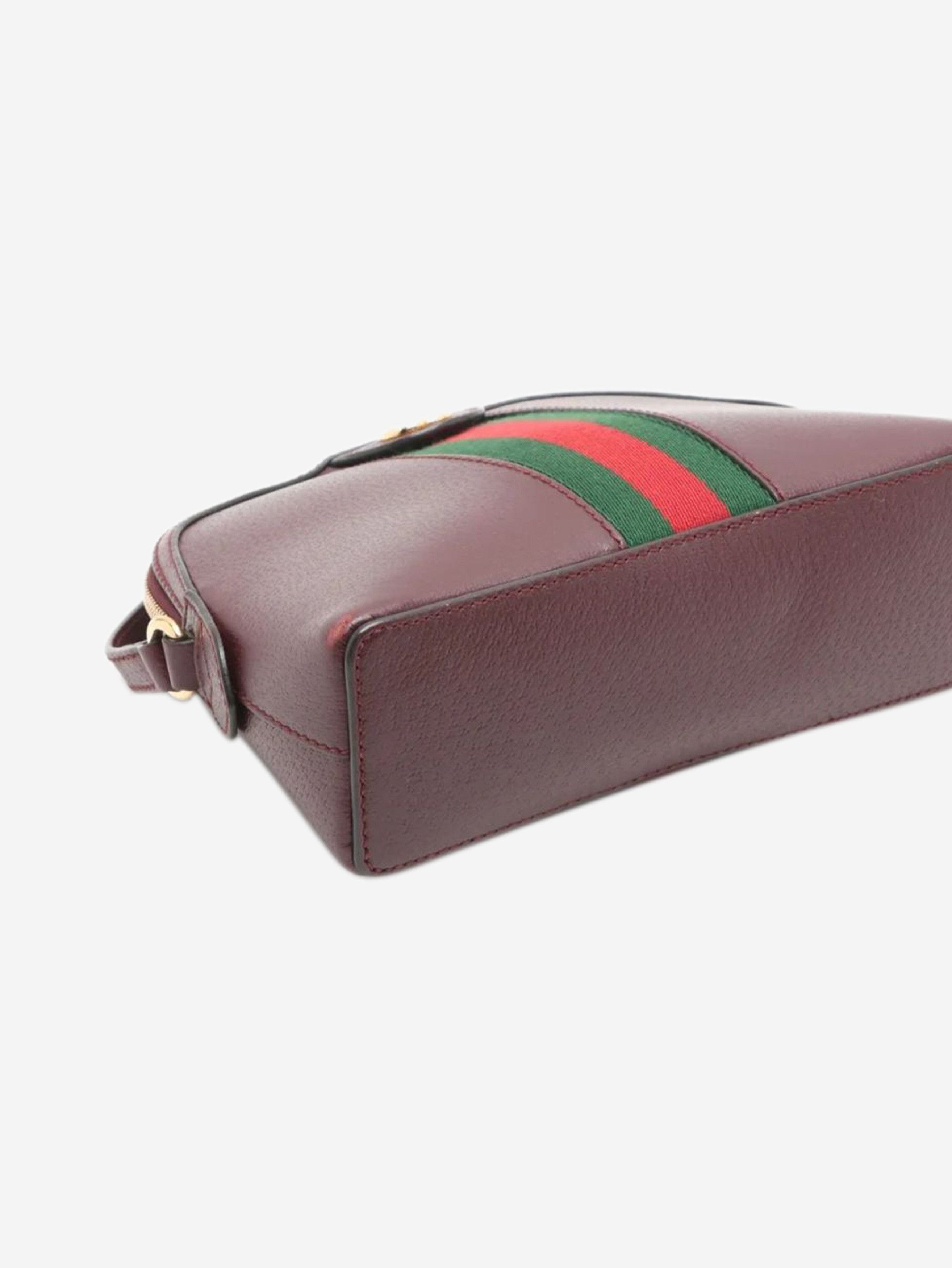 Gucci Burgundy Ophidia leather shoulder bag Size ONE SIZE - 4 Thumbnail