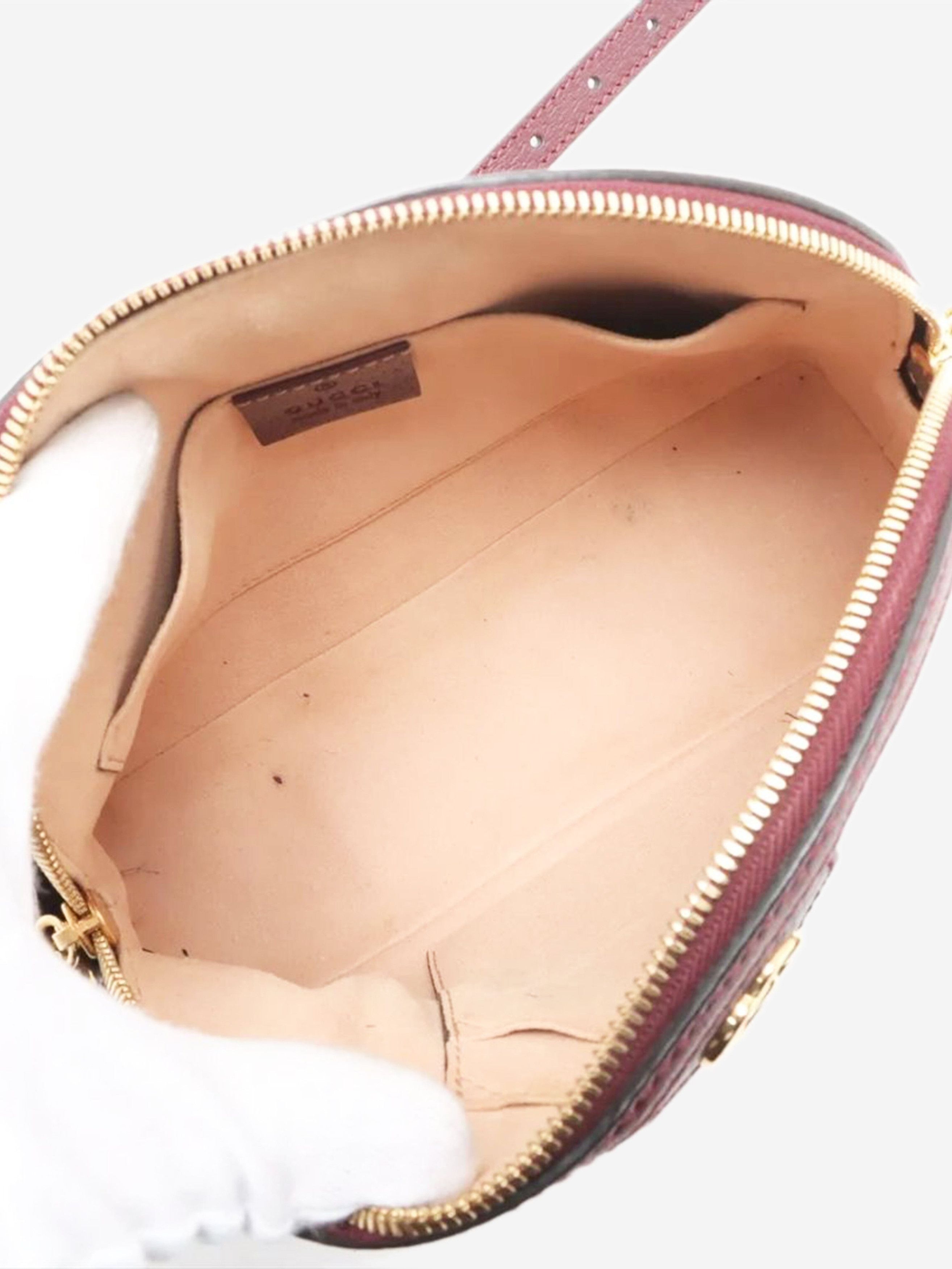 Gucci Burgundy Ophidia leather shoulder bag Size ONE SIZE - 6 Thumbnail