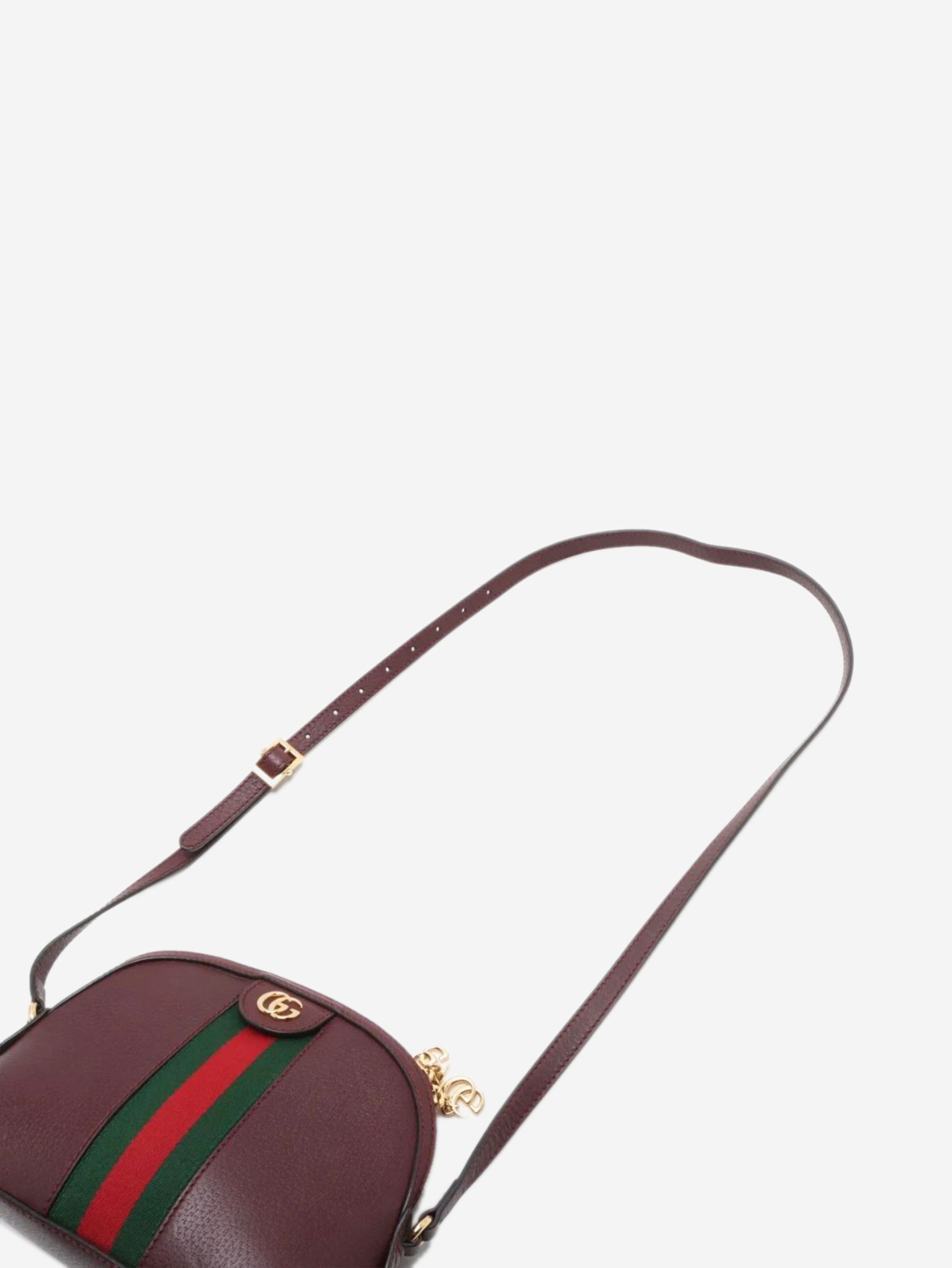 Gucci Burgundy Ophidia leather shoulder bag Size ONE SIZE - 5 Thumbnail