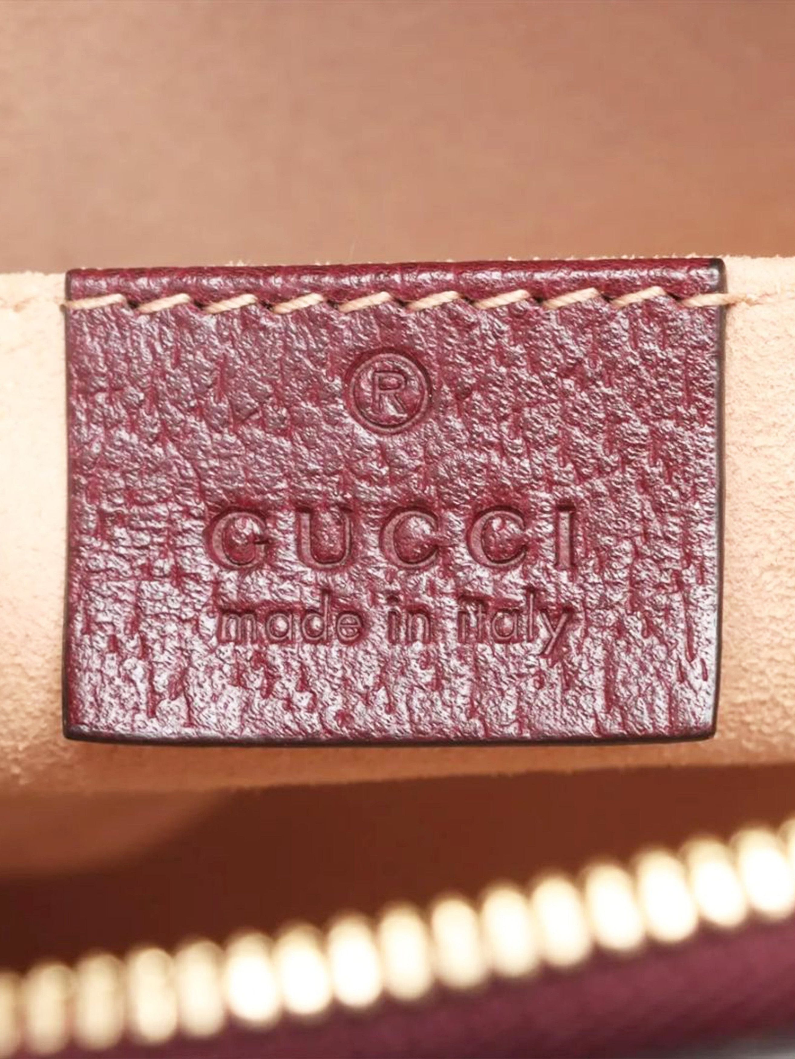 Gucci Burgundy Ophidia leather shoulder bag Size ONE SIZE - 8 Thumbnail