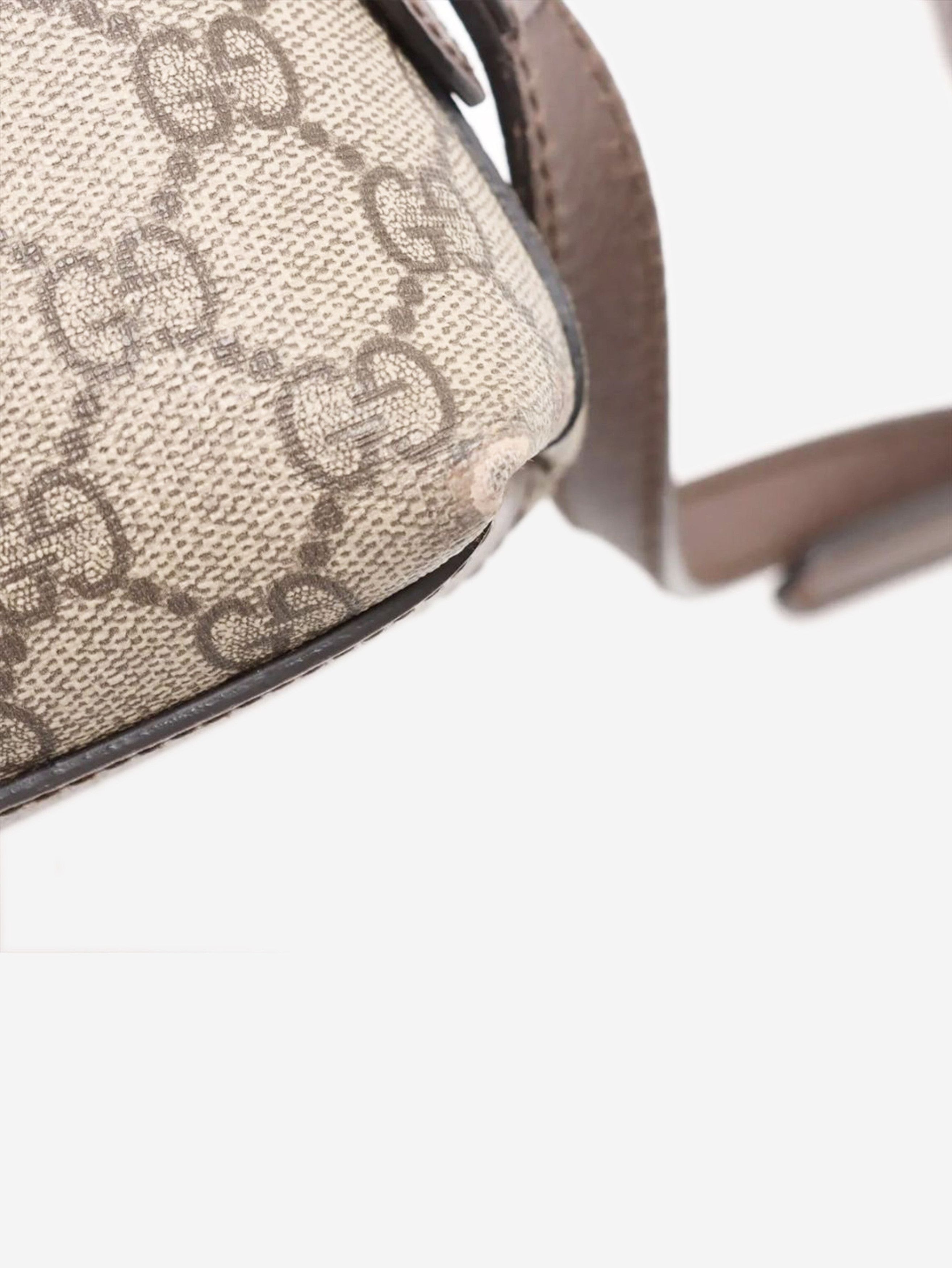 Gucci Brown GG Supreme Ophidia shoulder bag Size ONE SIZE - 13 Thumbnail