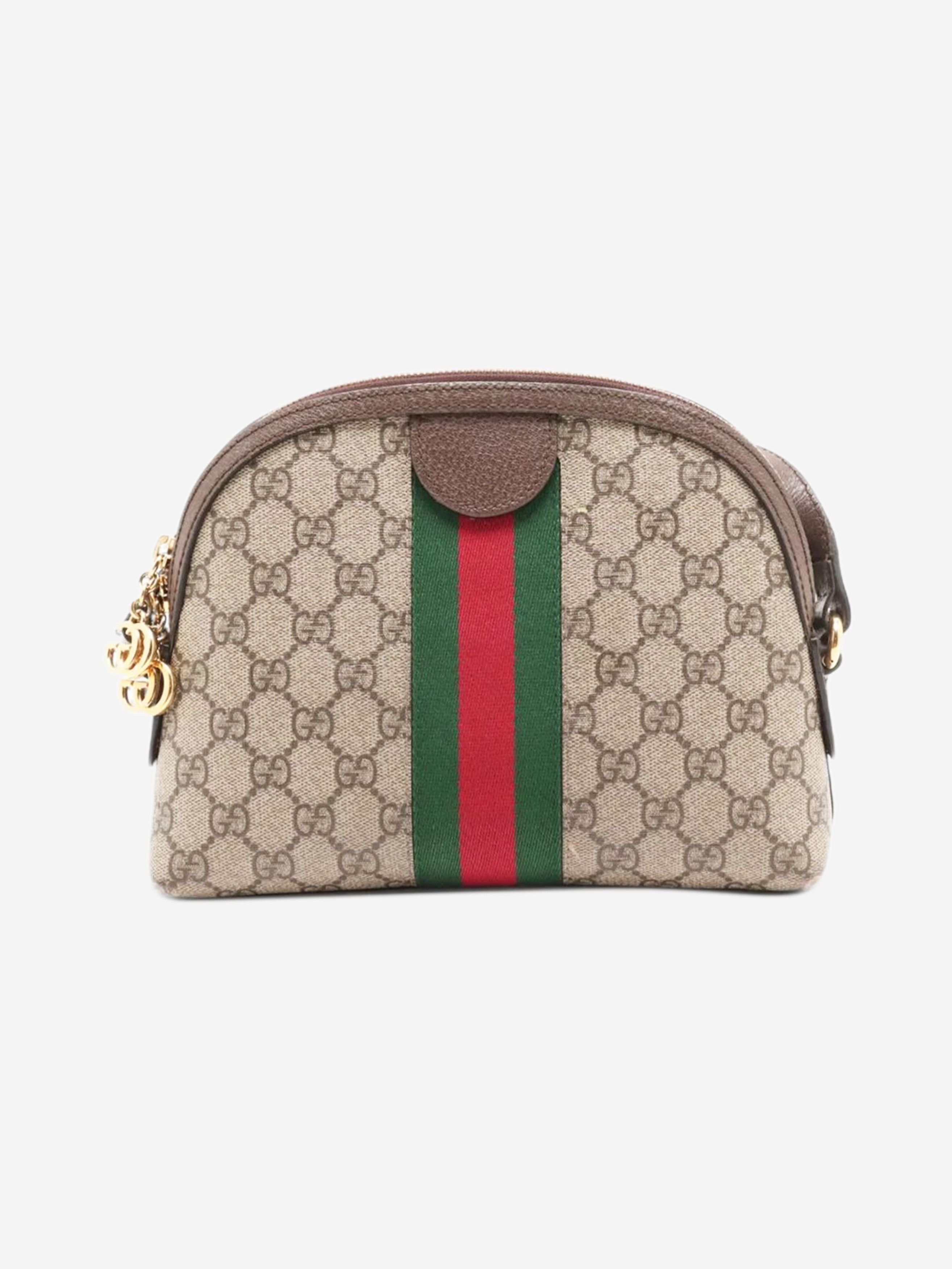 Gucci Brown GG Supreme Ophidia shoulder bag Size ONE SIZE - 2 Thumbnail
