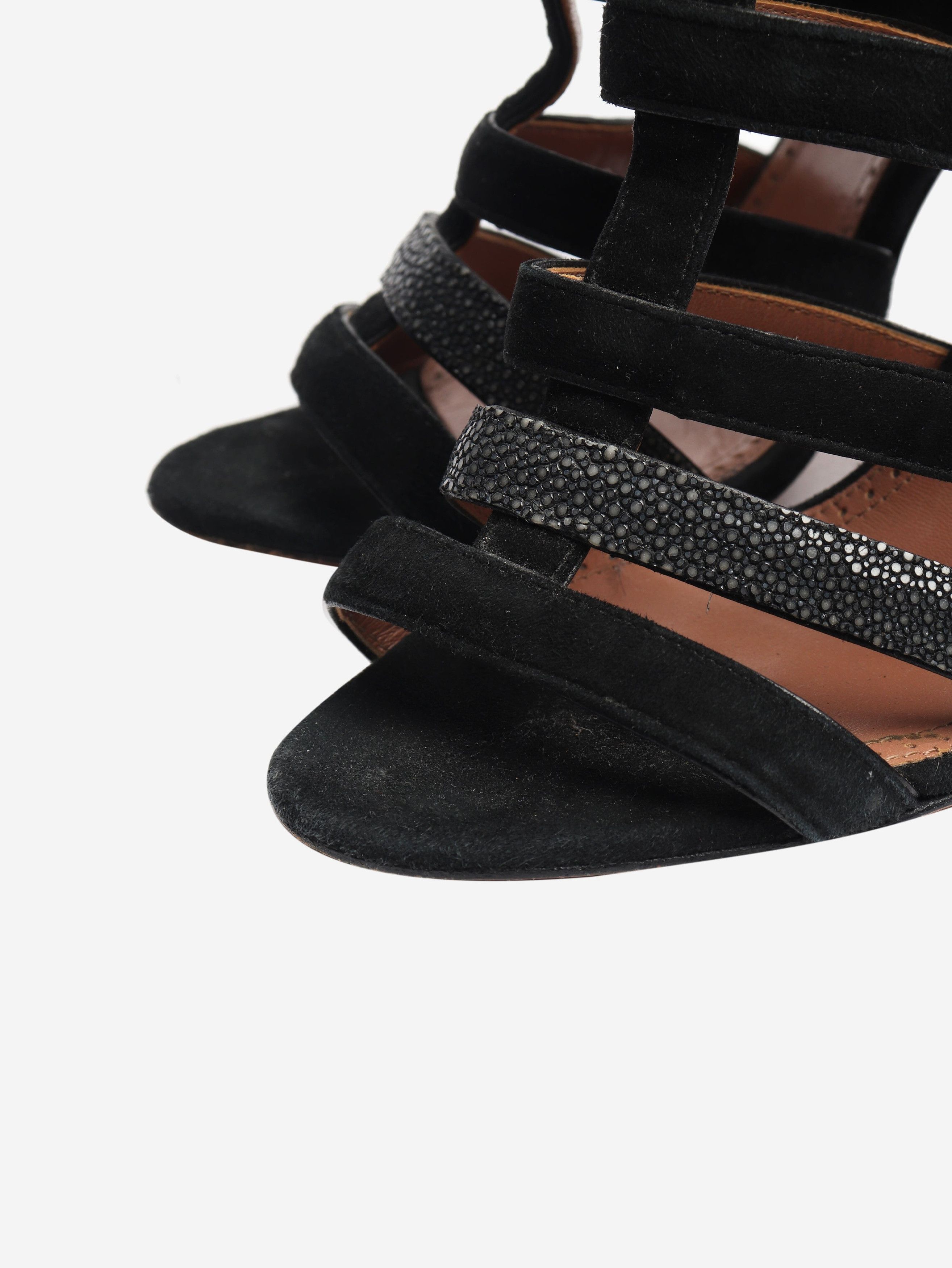 Alaia Black gladiator heels - EU 37.5 (UK 4.5) Size US 6 / IT 36 - 5 Thumbnail