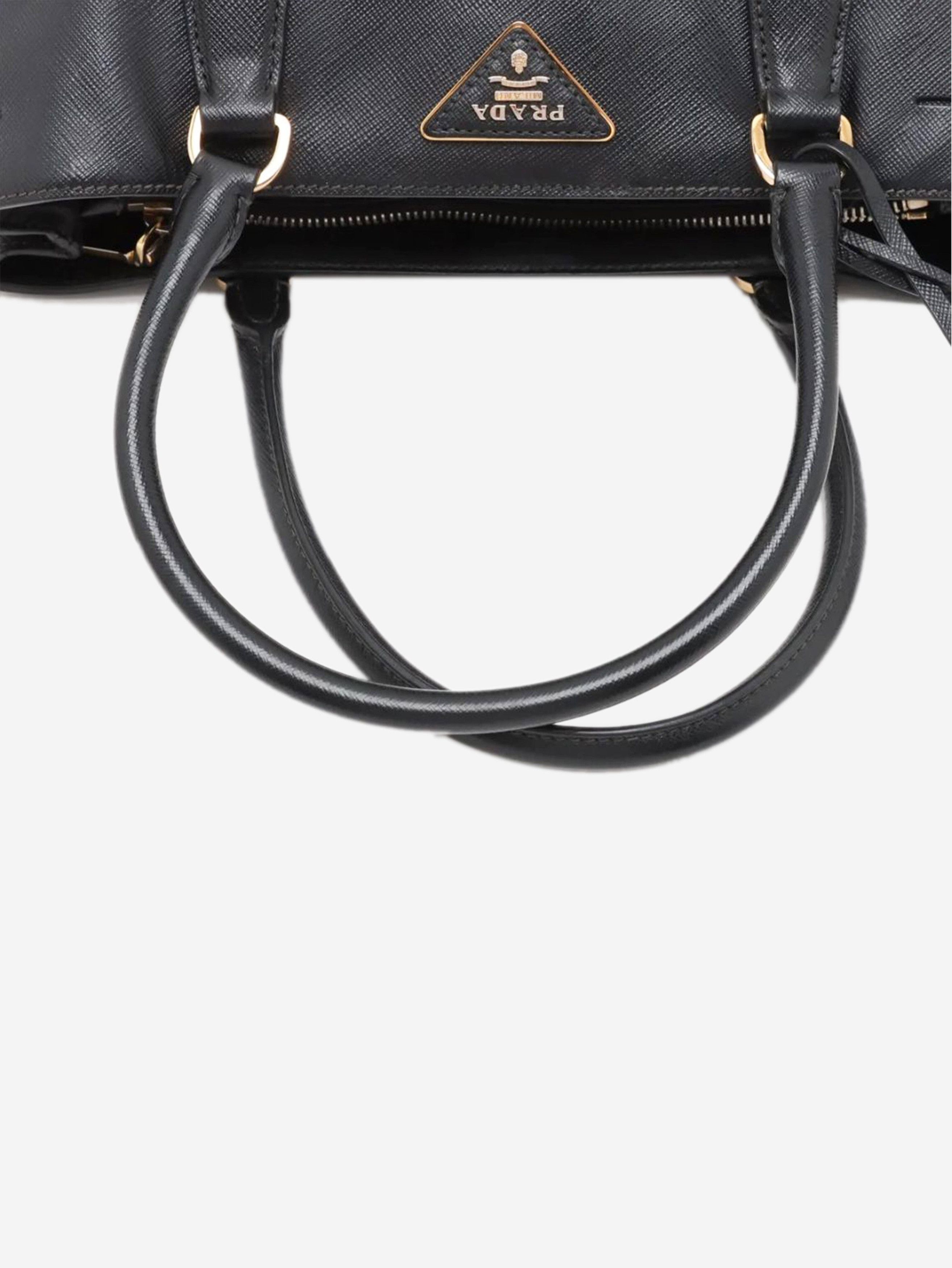 Prada Black Saffiano leather Galleria 2way bag Size ONE SIZE - 5 Thumbnail