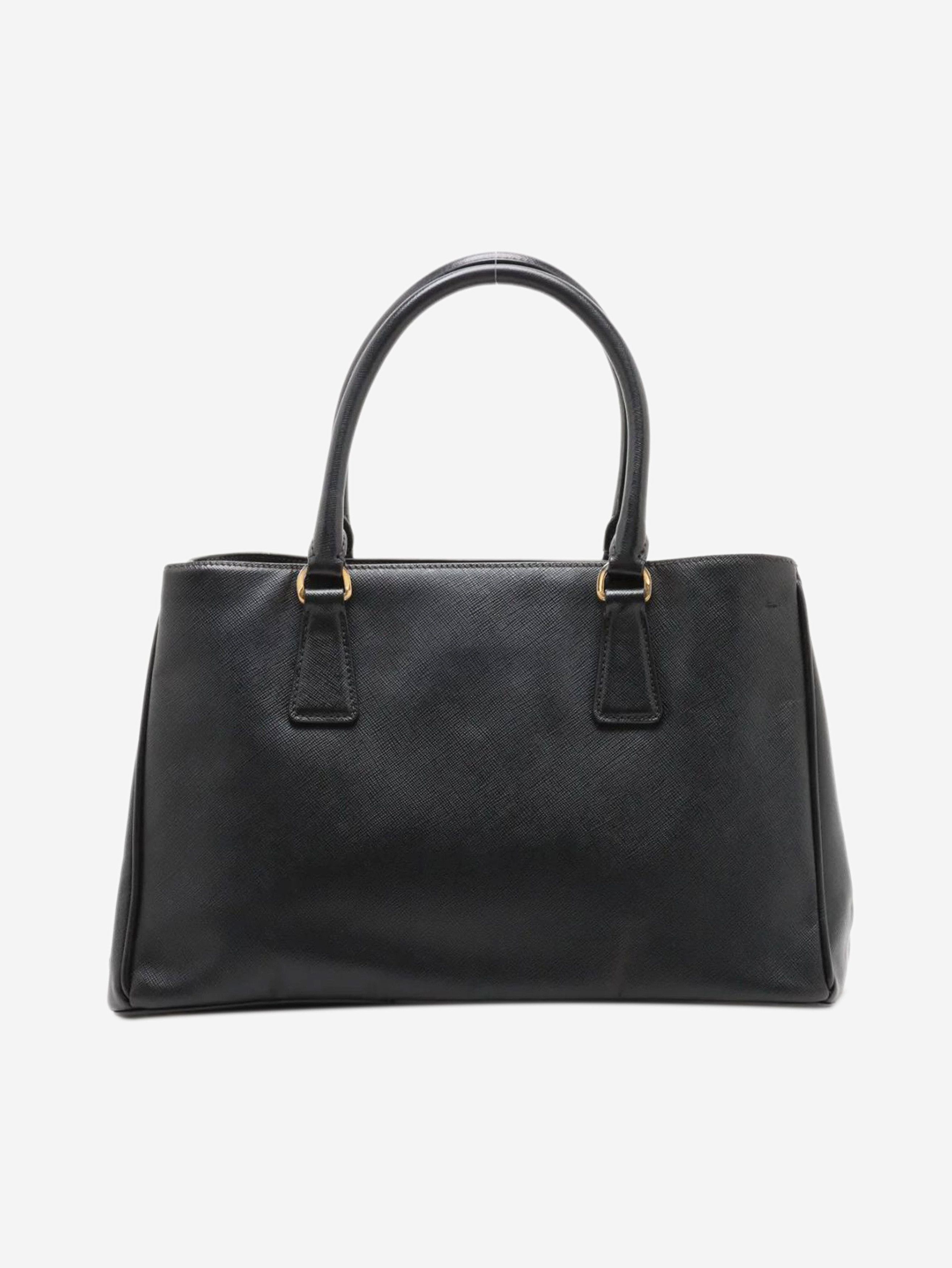 Prada Black Saffiano leather Galleria 2way bag Size ONE SIZE - 2 Thumbnail