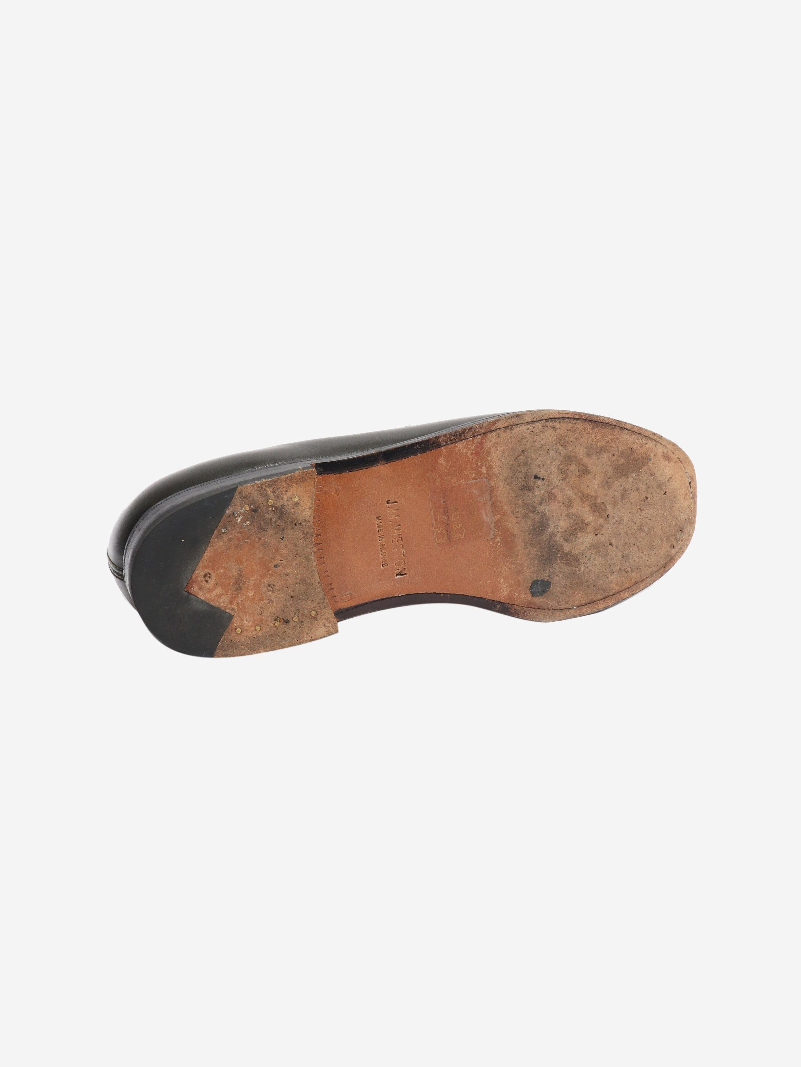 J.M. Weston Dark olive 180 loafers - EU 36 Size US 5 / IT 35 - 5 Thumbnail