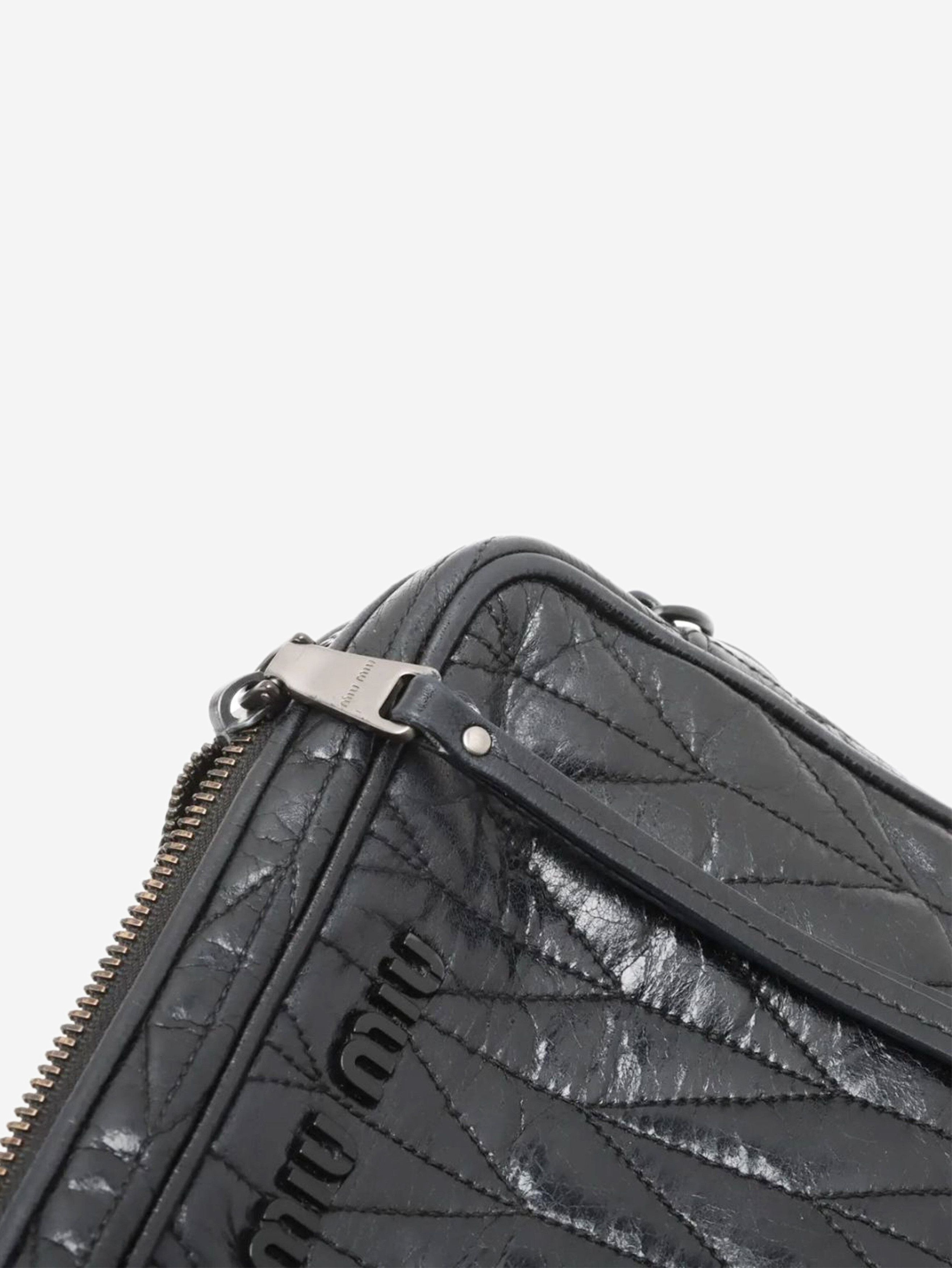 Miu Miu Black leather chain shoulder bag Size ONE SIZE - 13 Thumbnail