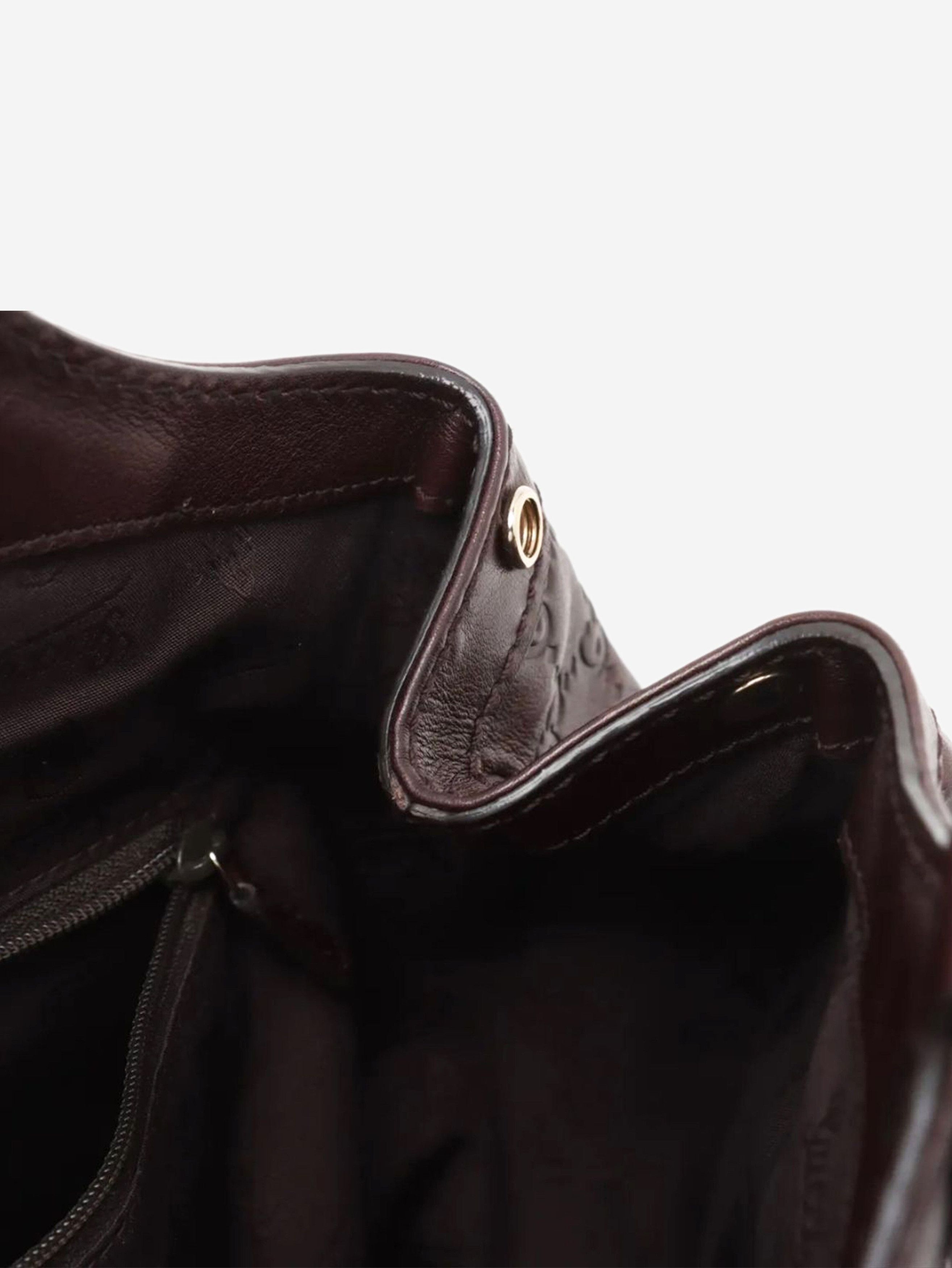 Gucci Dark brown ssima leather tote bag Size ONE SIZE - 9 Thumbnail