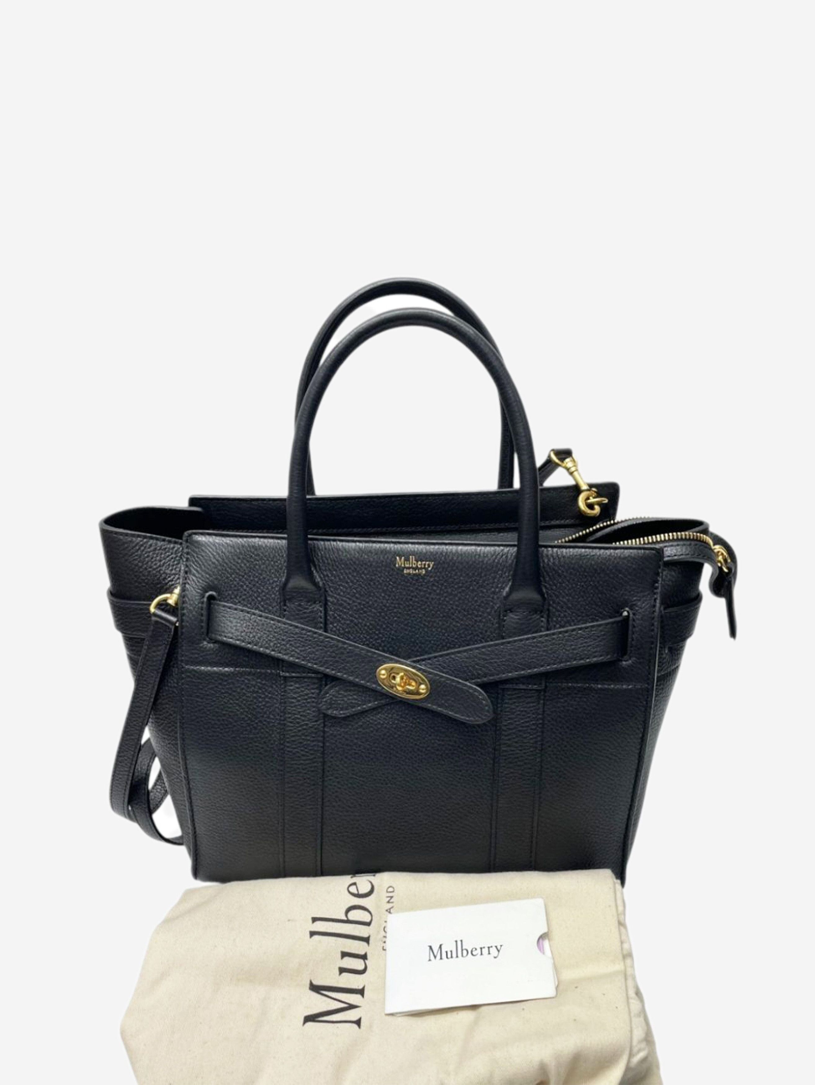 Mulberry Black leather Bayswater bag Size ONE SIZE - 19 Thumbnail