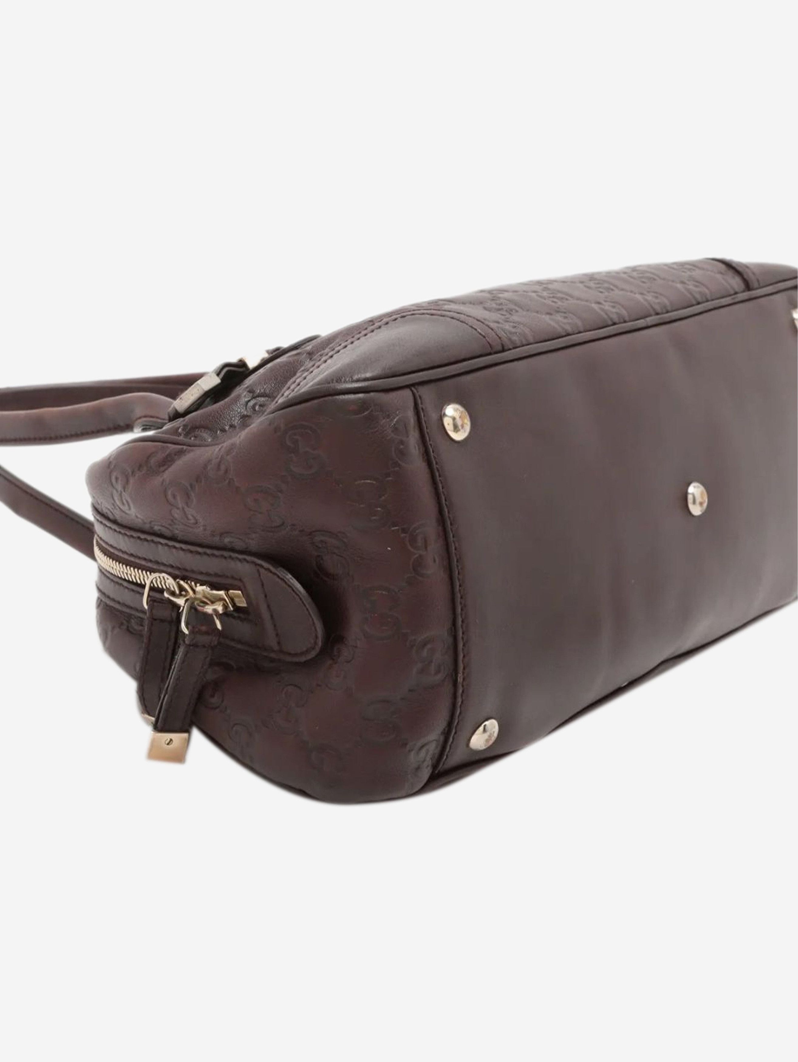 Gucci Dark brown ssima leather handbag Size ONE SIZE - 5 Thumbnail