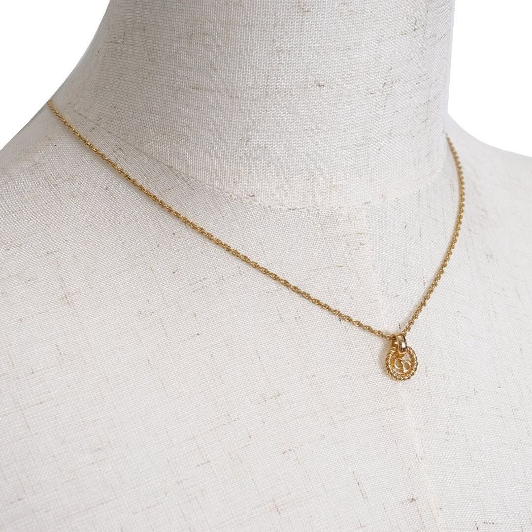 Dior Gold CD choker necklace Size ONE SIZE - 2 Thumbnail