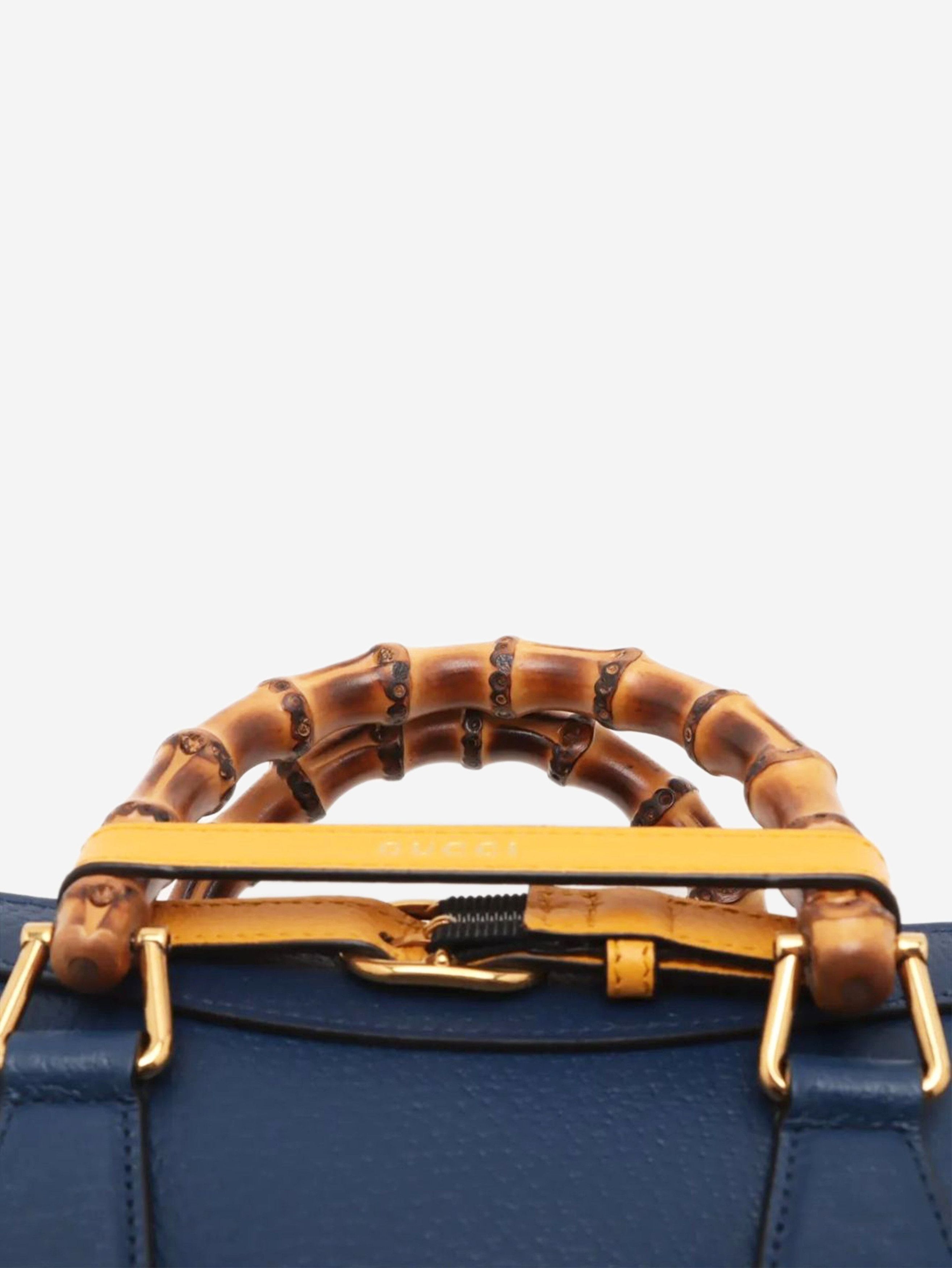 Gucci Blue Diana Bamboo shoulder bag Size ONE SIZE - 13 Thumbnail