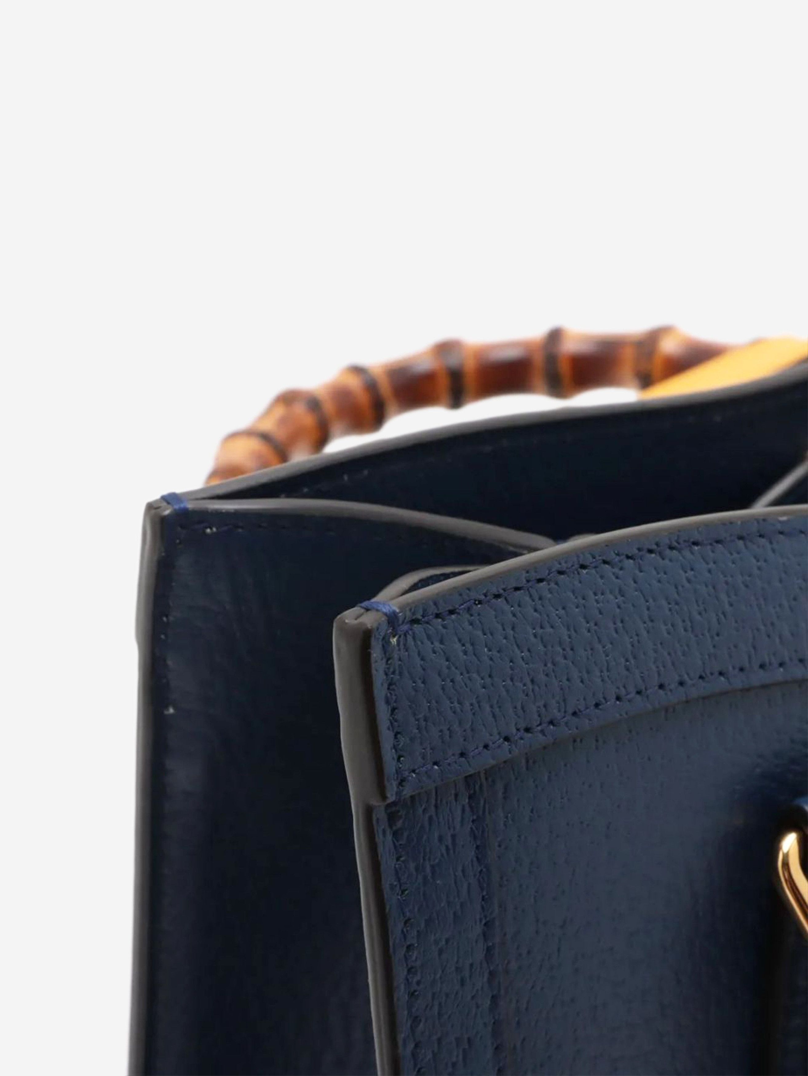 Gucci Blue Diana Bamboo shoulder bag Size ONE SIZE - 5 Thumbnail