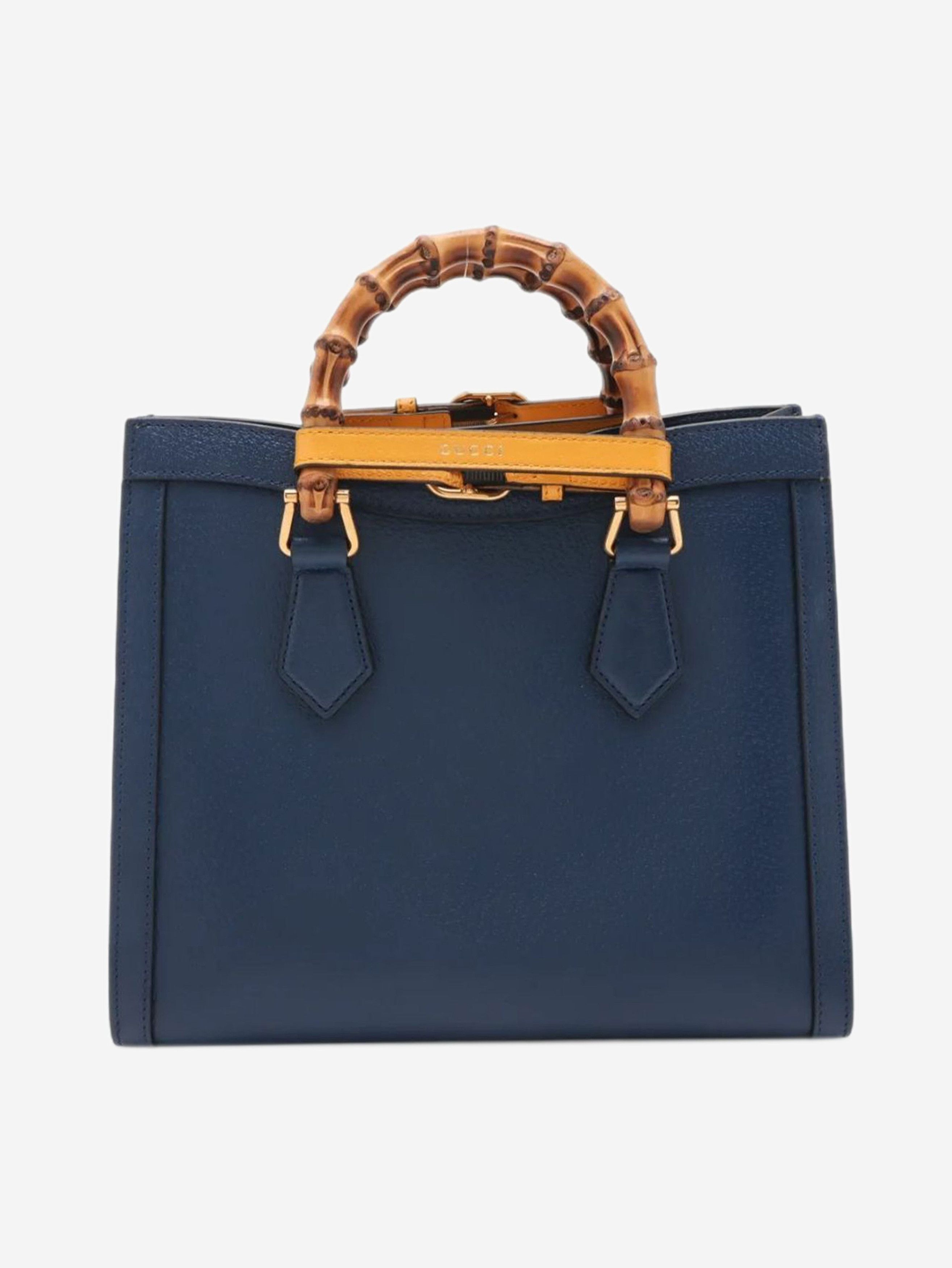 Gucci Blue Diana Bamboo shoulder bag Size ONE SIZE - 2 Thumbnail