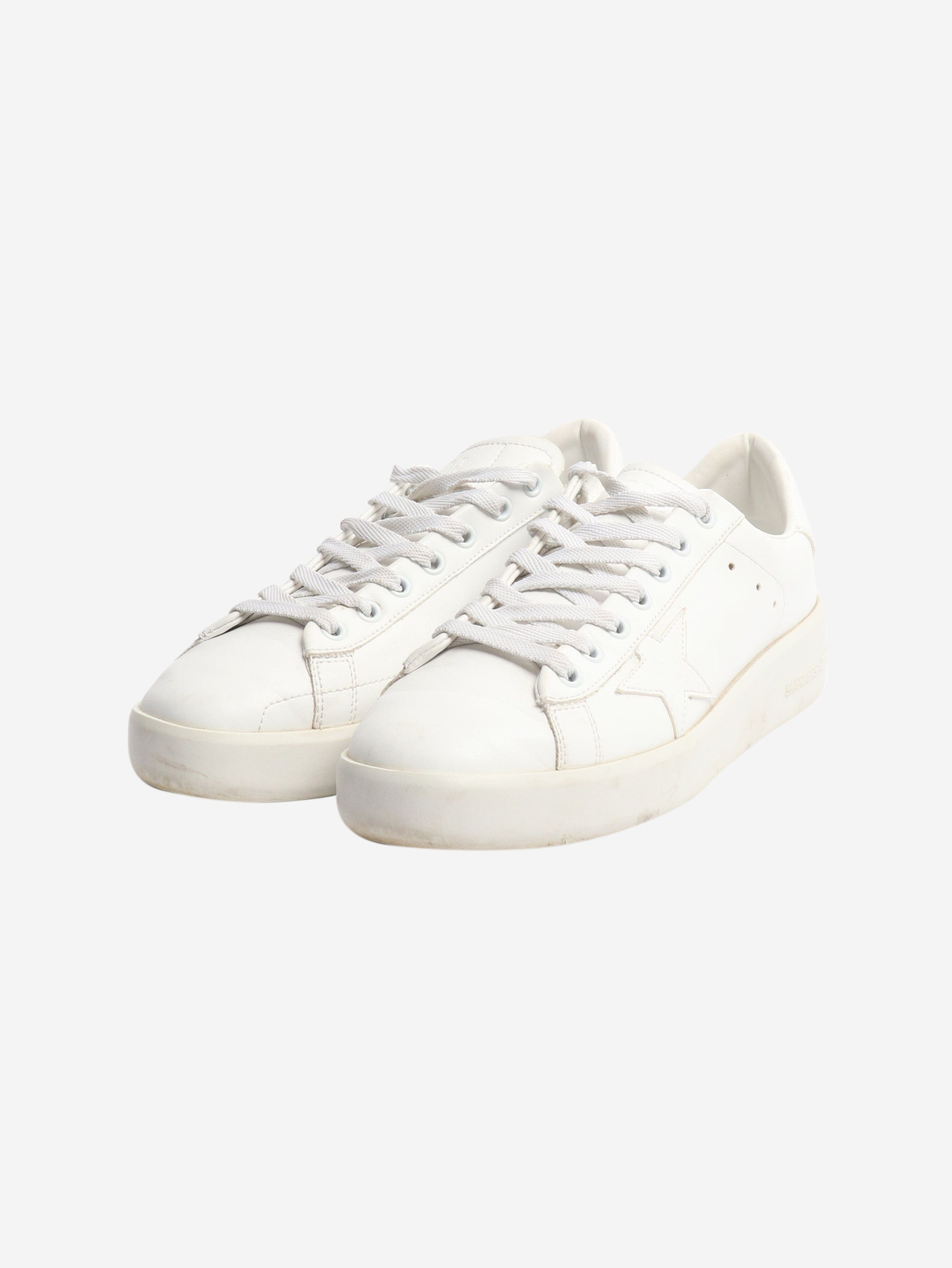 Golden Goose White leather star sneakers - EU 39 (UK 6) Size US 8 / IT 38 - 2 Thumbnail