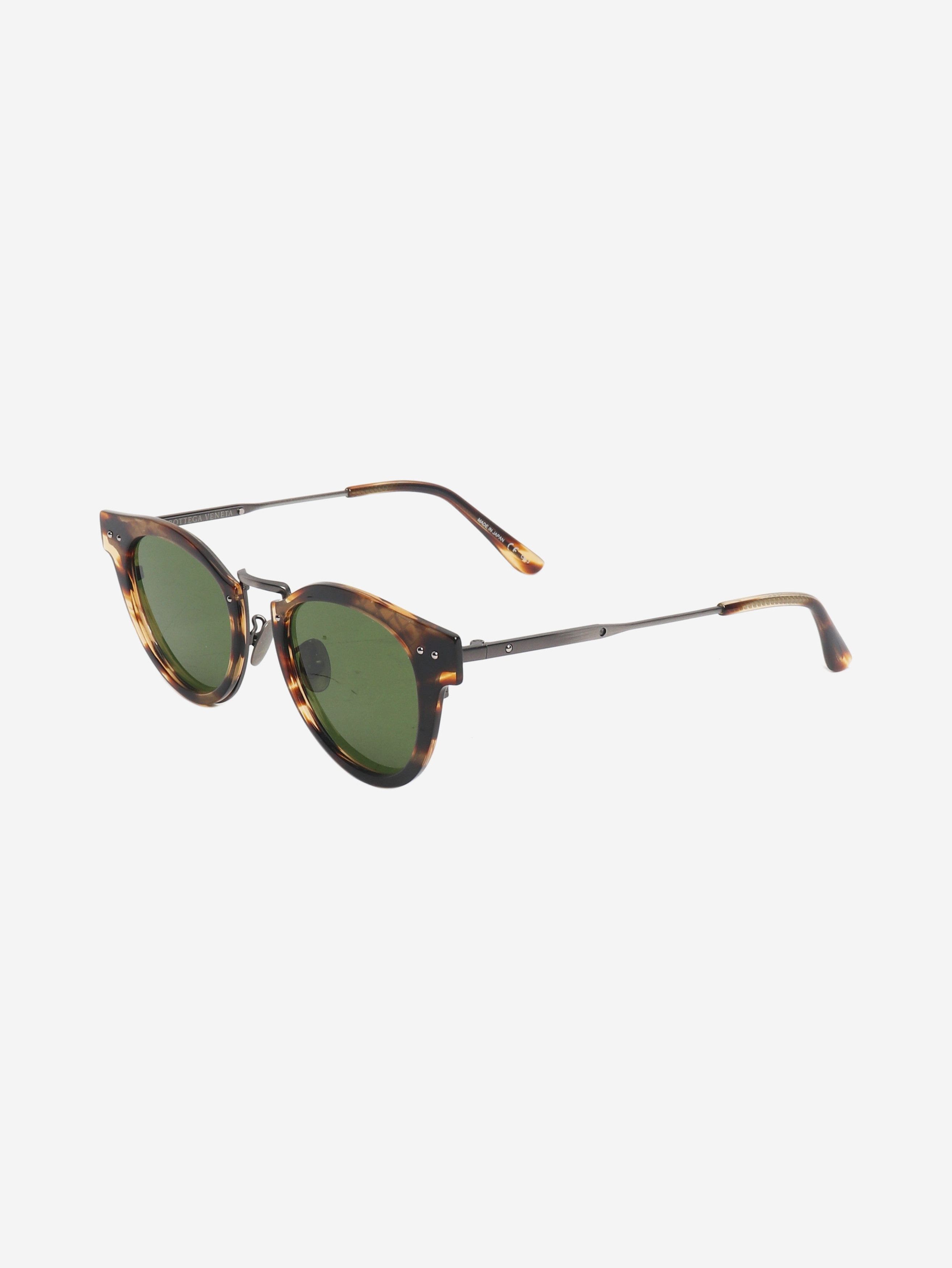 Bottega Veneta Brown tortoise shell sunglasses Size ONE SIZE - 2 Thumbnail