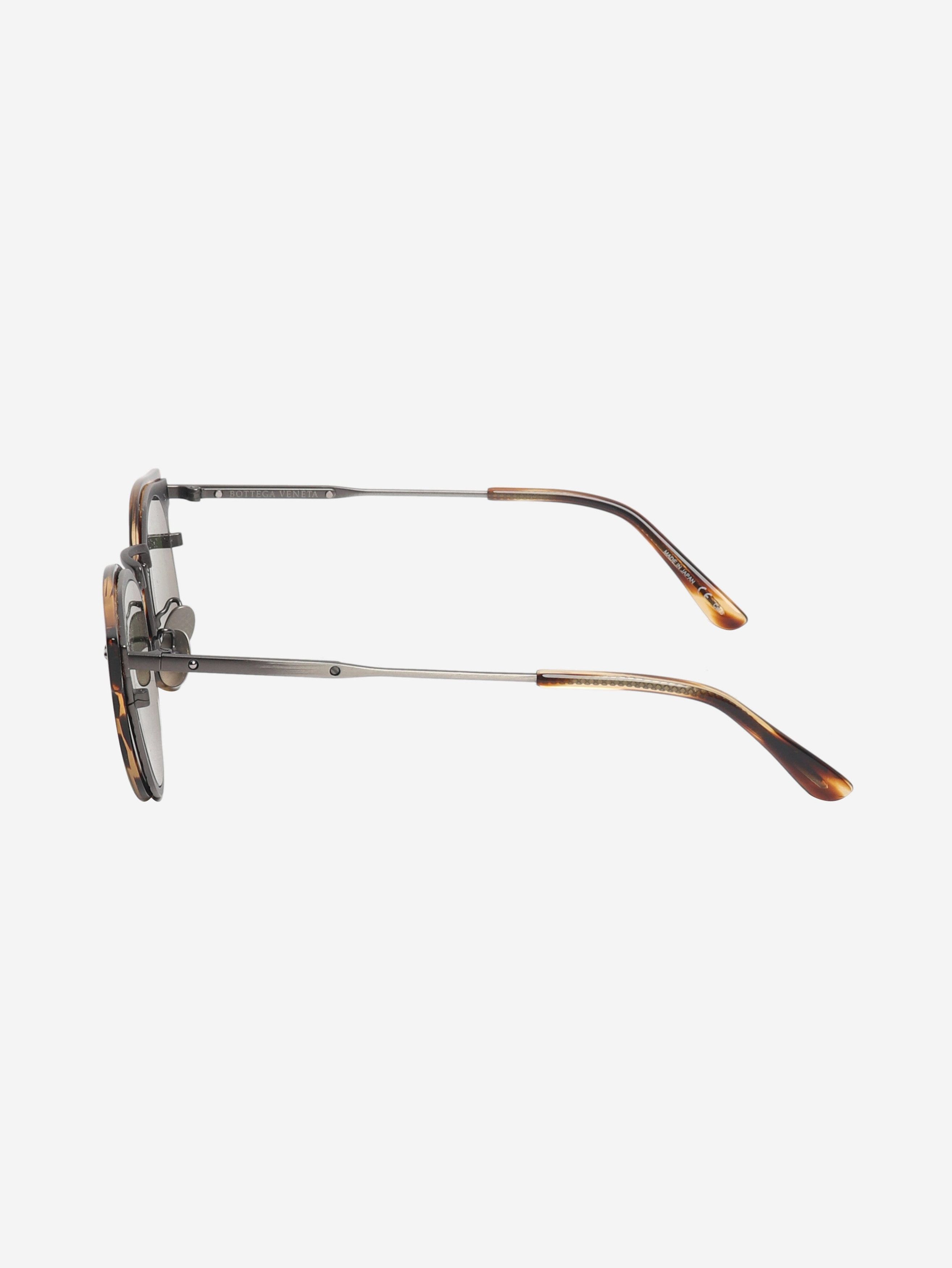 Bottega Veneta Brown tortoise shell sunglasses Size ONE SIZE - 4 Thumbnail