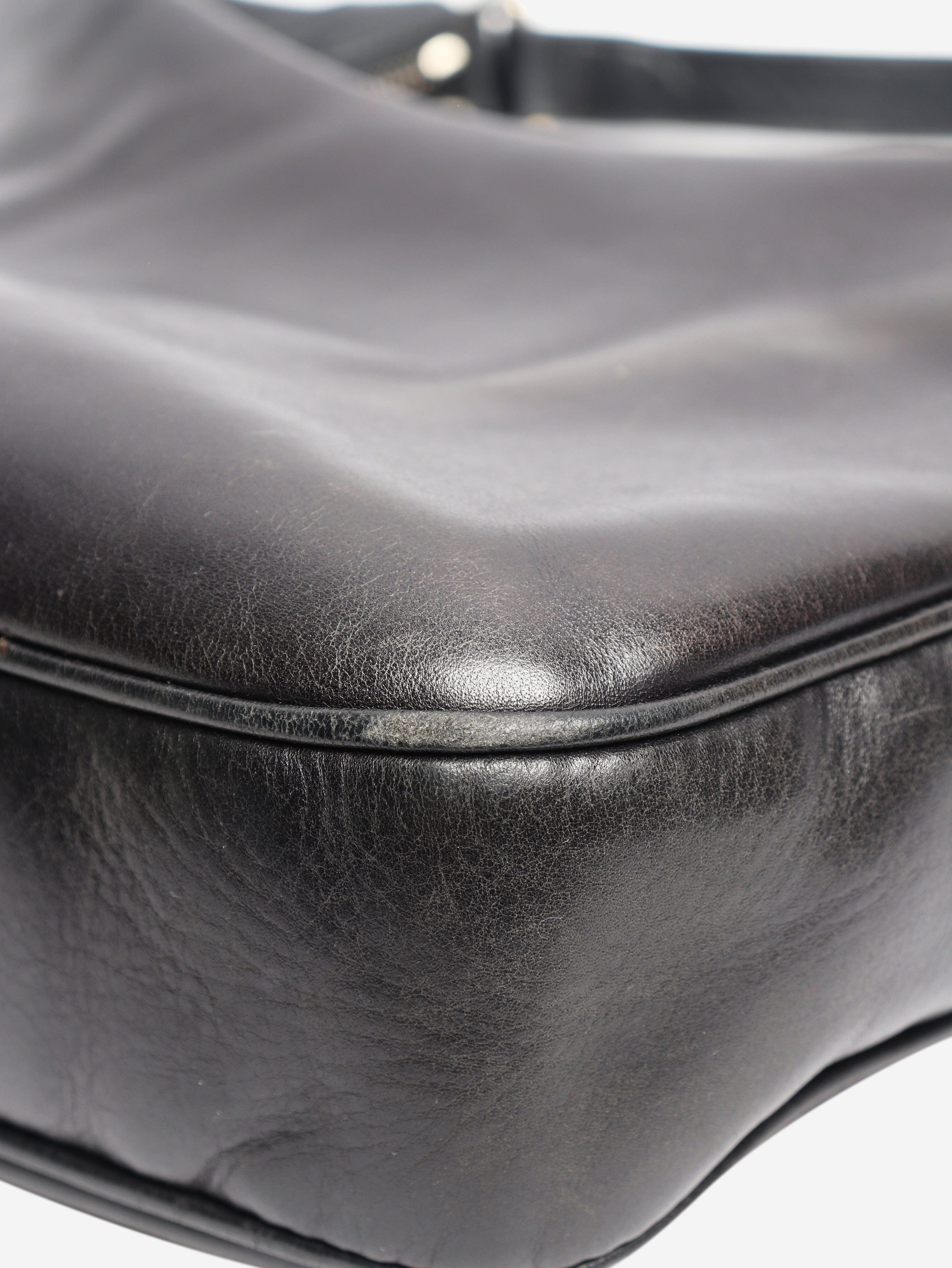 Gucci Vintage black small leather hobo bag Size ONE SIZE - 6 Thumbnail