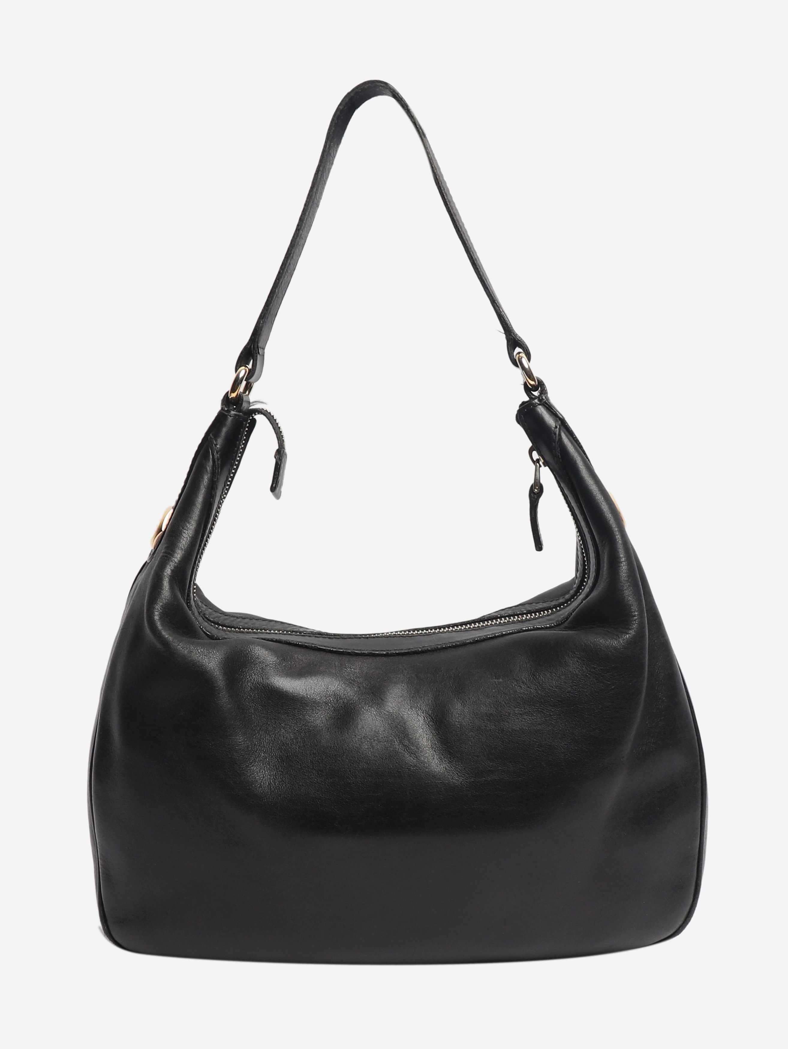 Gucci Vintage black small leather hobo bag Size ONE SIZE - 3 Thumbnail