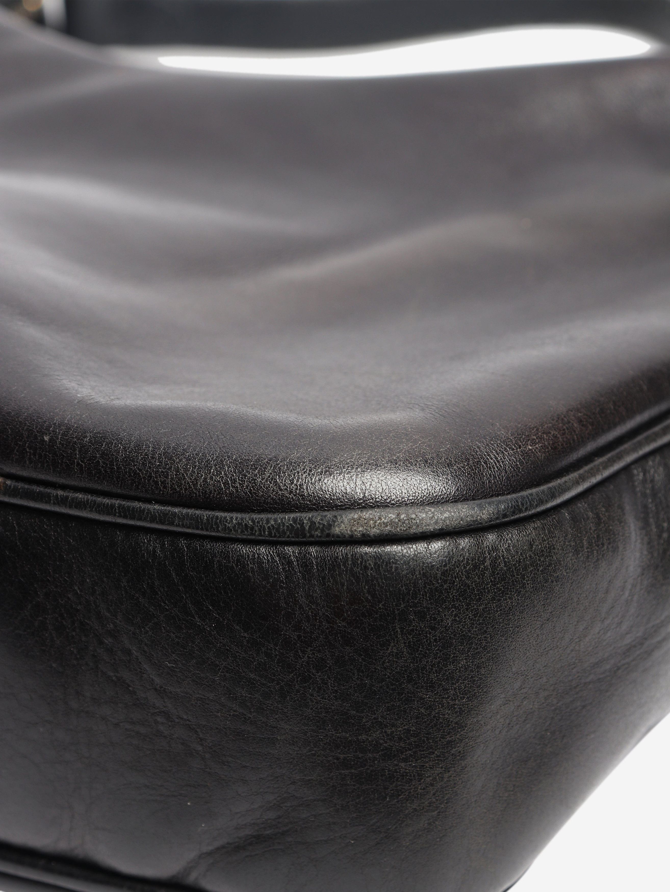 Gucci Vintage black small leather hobo bag Size ONE SIZE - 8 Thumbnail