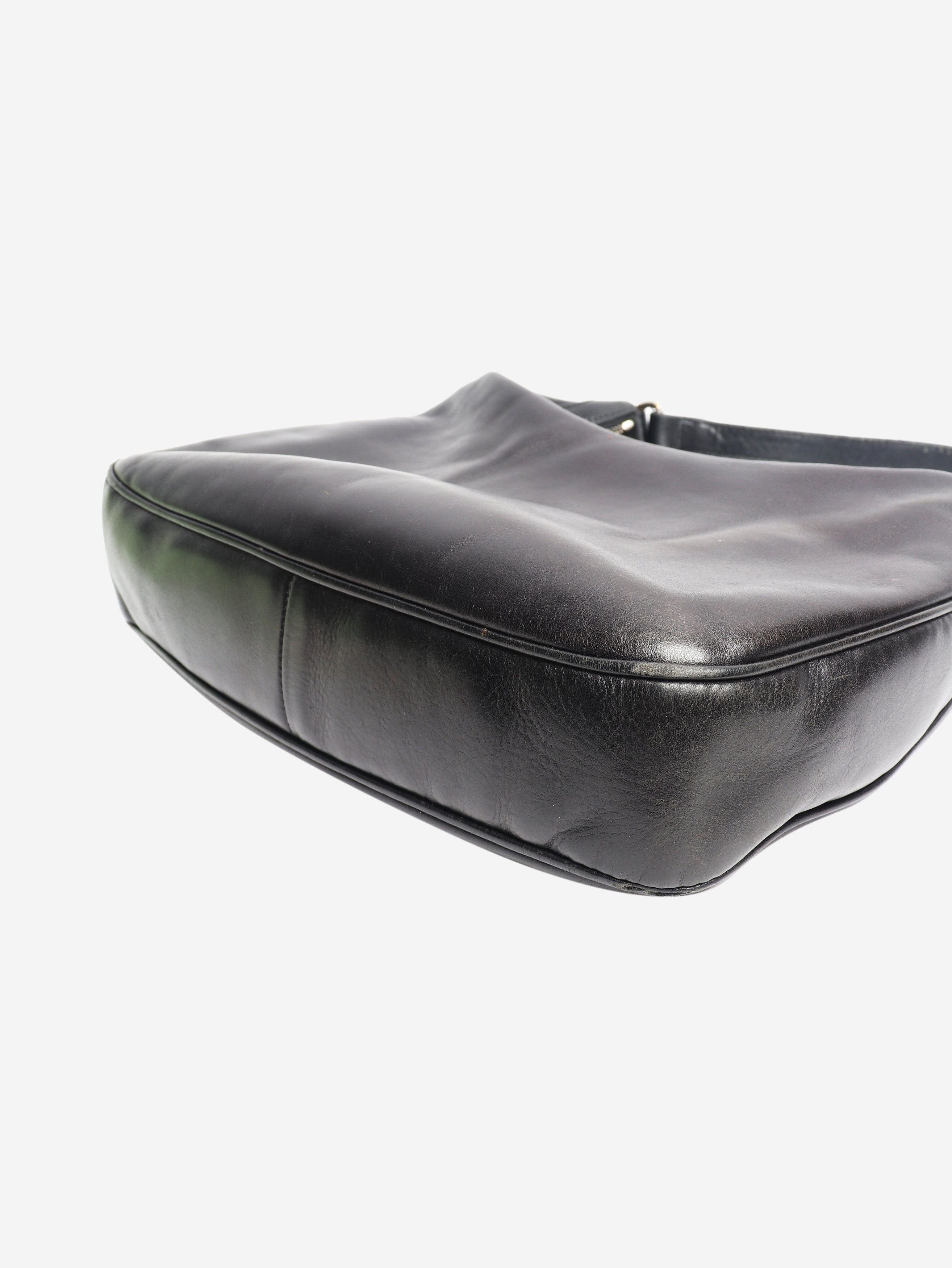 Gucci Vintage black small leather hobo bag Size ONE SIZE - 7 Thumbnail