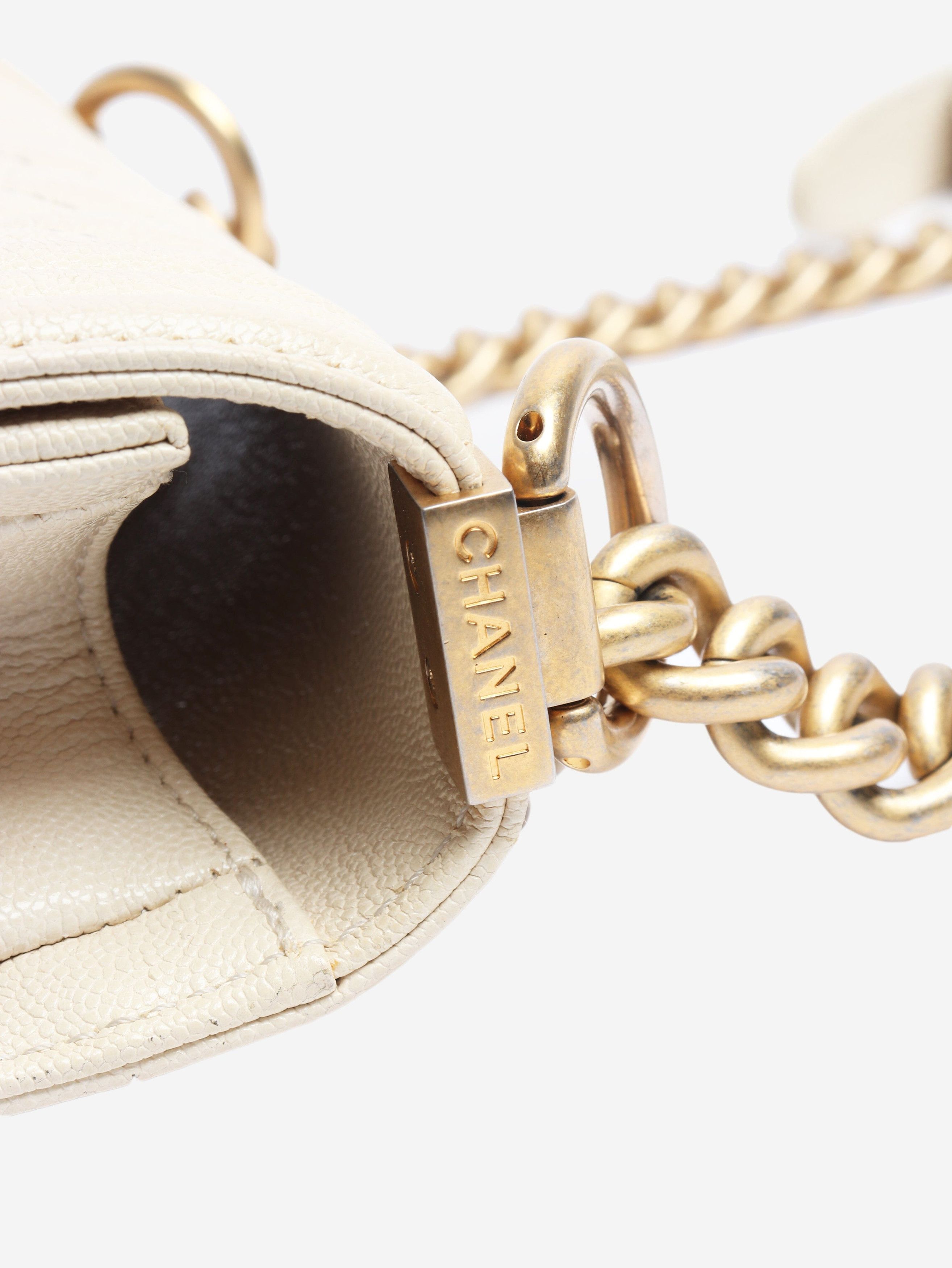 Chanel Cream mini boy bag Size ONE SIZE - 6 Thumbnail