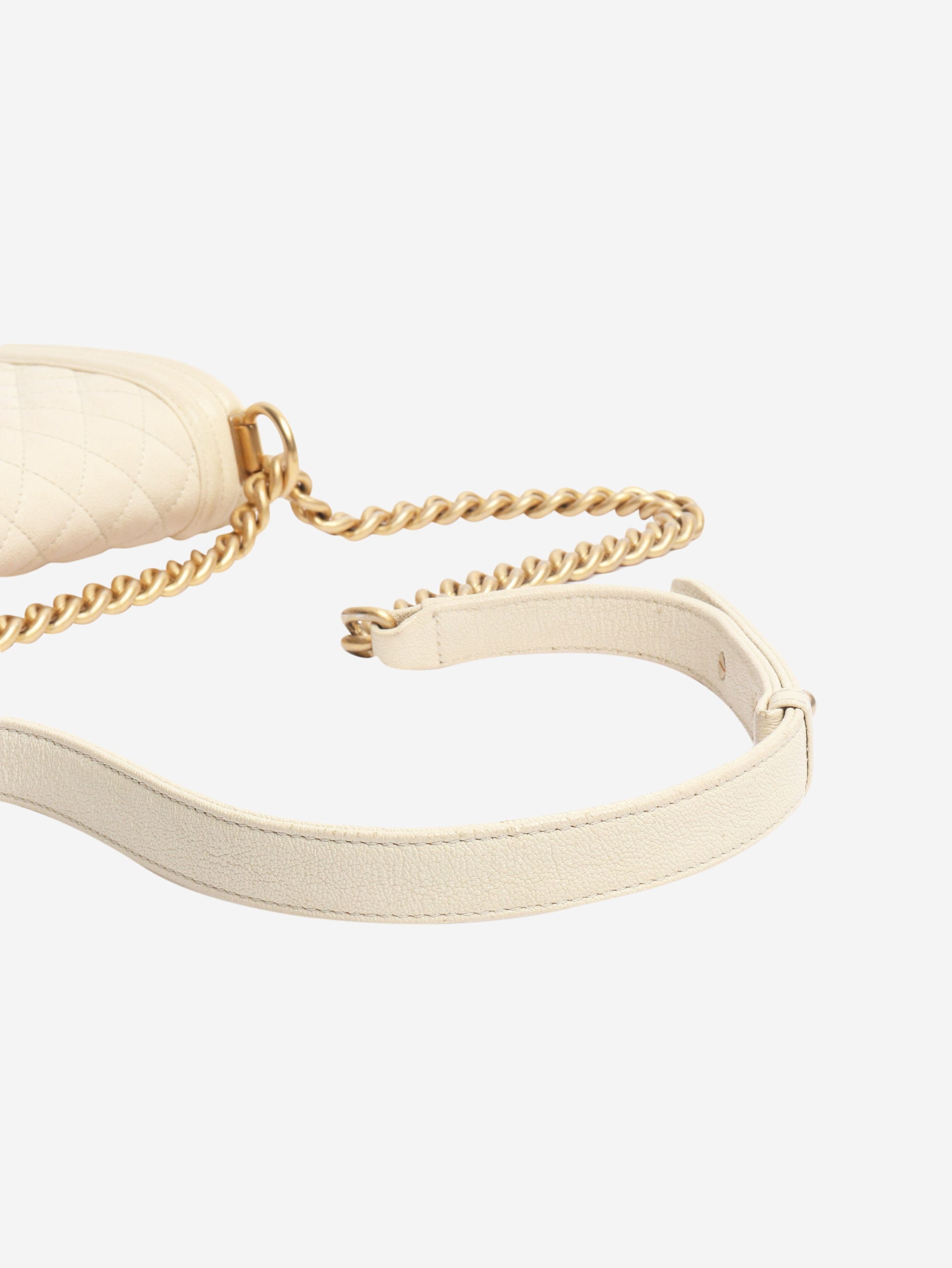 Chanel Cream mini boy bag Size ONE SIZE - 7 Thumbnail