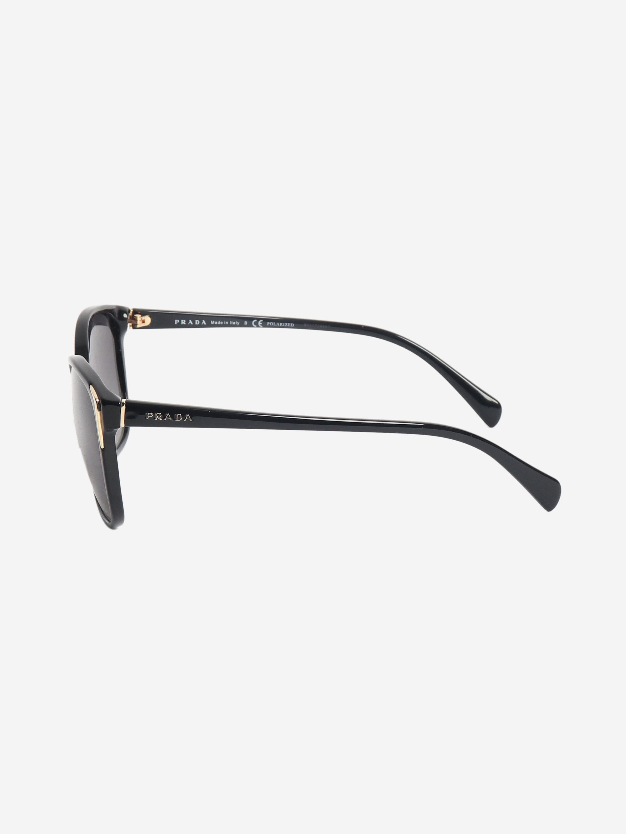 Prada Black polarized sunglasses Size ONE SIZE - 4 Thumbnail