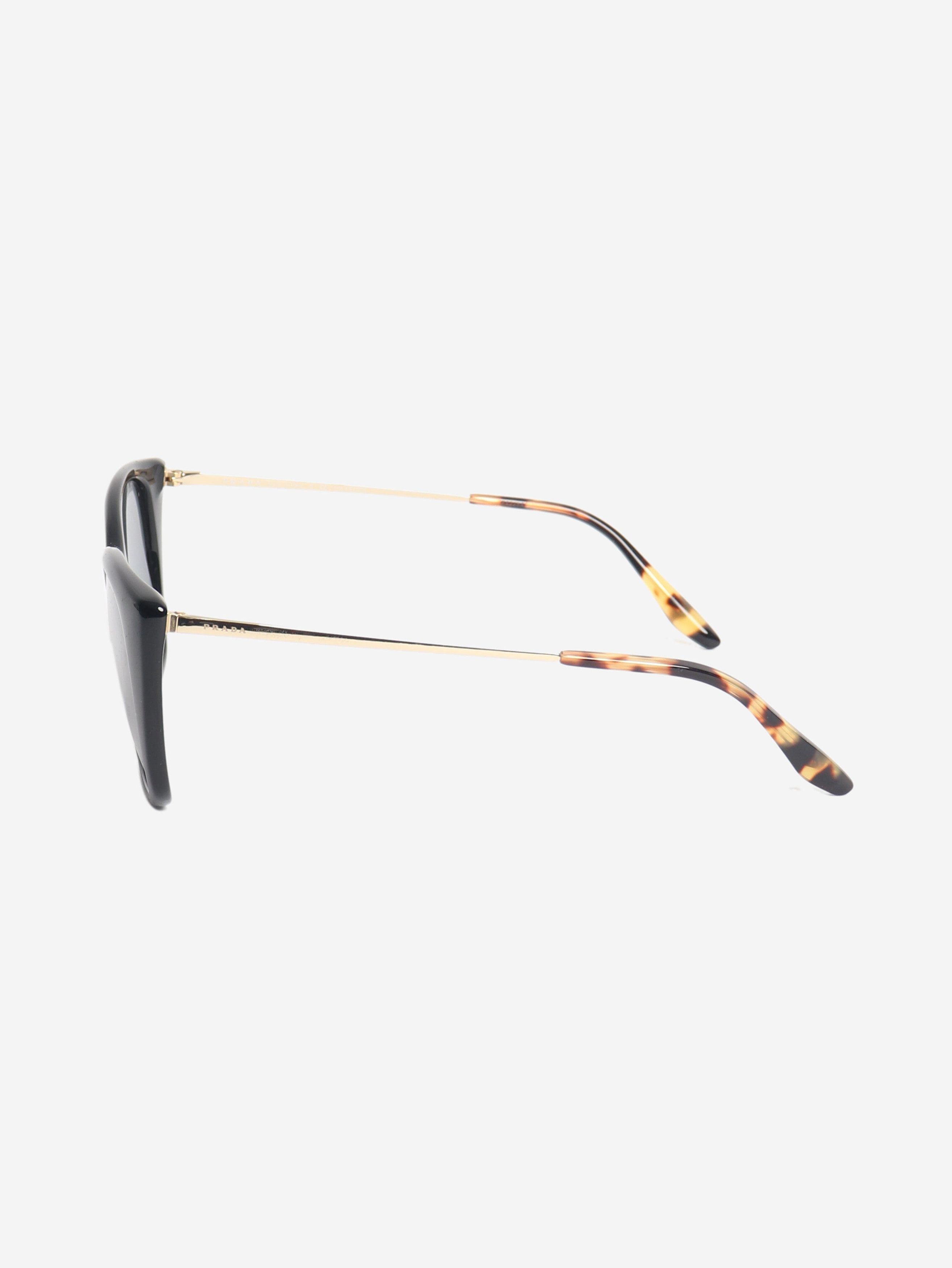 Prada Black tortoiseshell sunglasses Size ONE SIZE - 4 Thumbnail