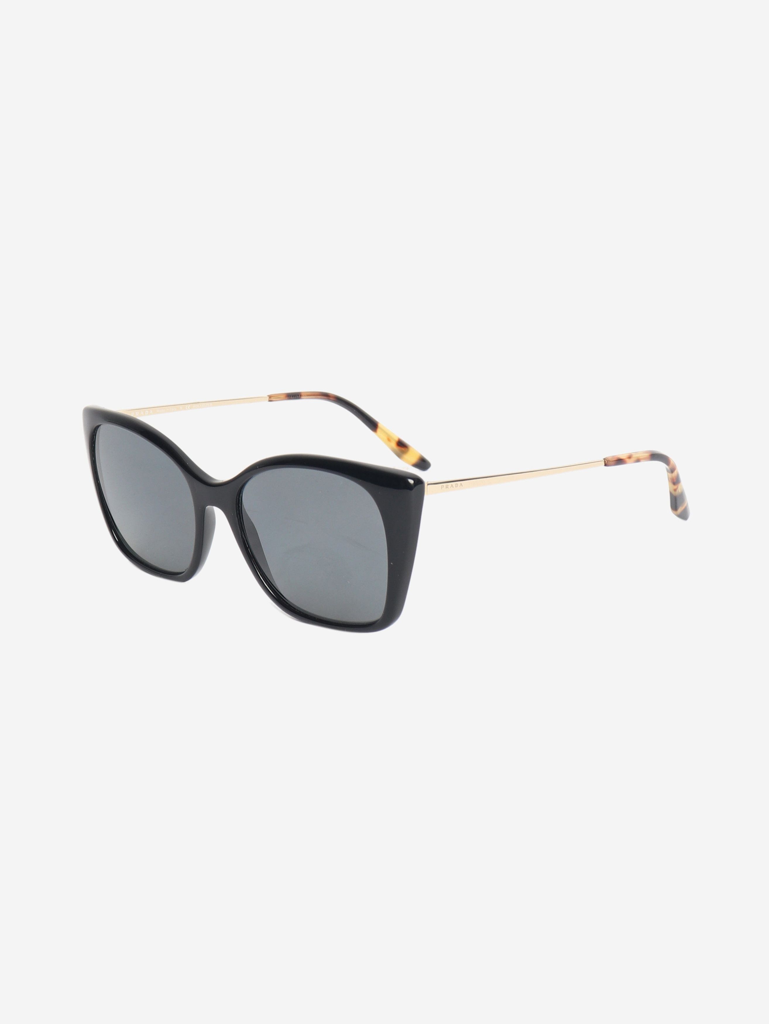 Prada Black tortoiseshell sunglasses Size ONE SIZE - 2 Thumbnail