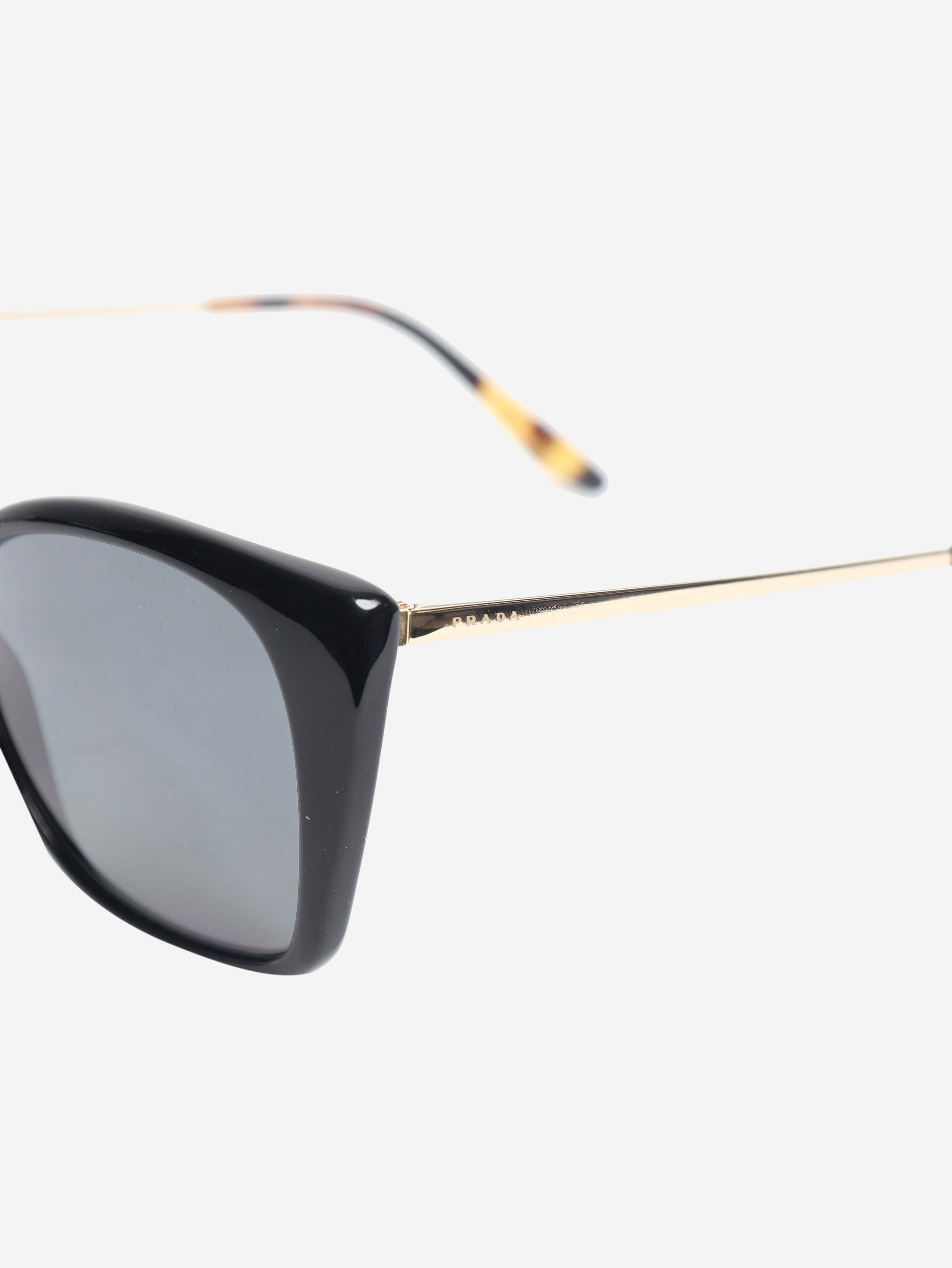 Prada Black tortoiseshell sunglasses Size ONE SIZE - 5 Thumbnail
