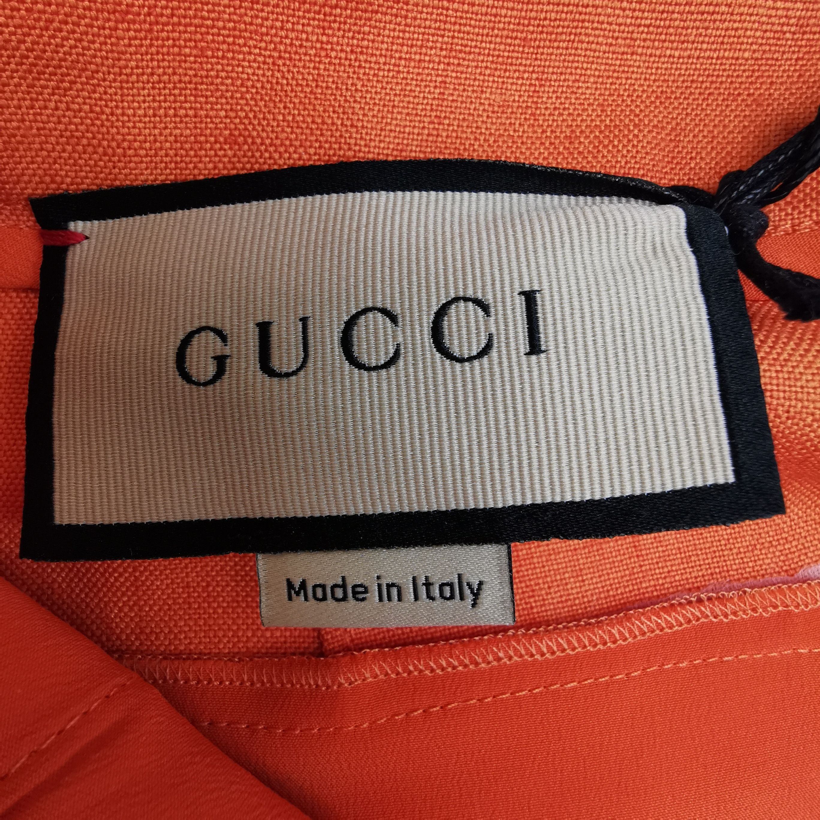 Gucci Gucci Orange Viscose Blend Midi Skirt Size 40 Size 27" / US 4 / IT 40 - 6 Thumbnail